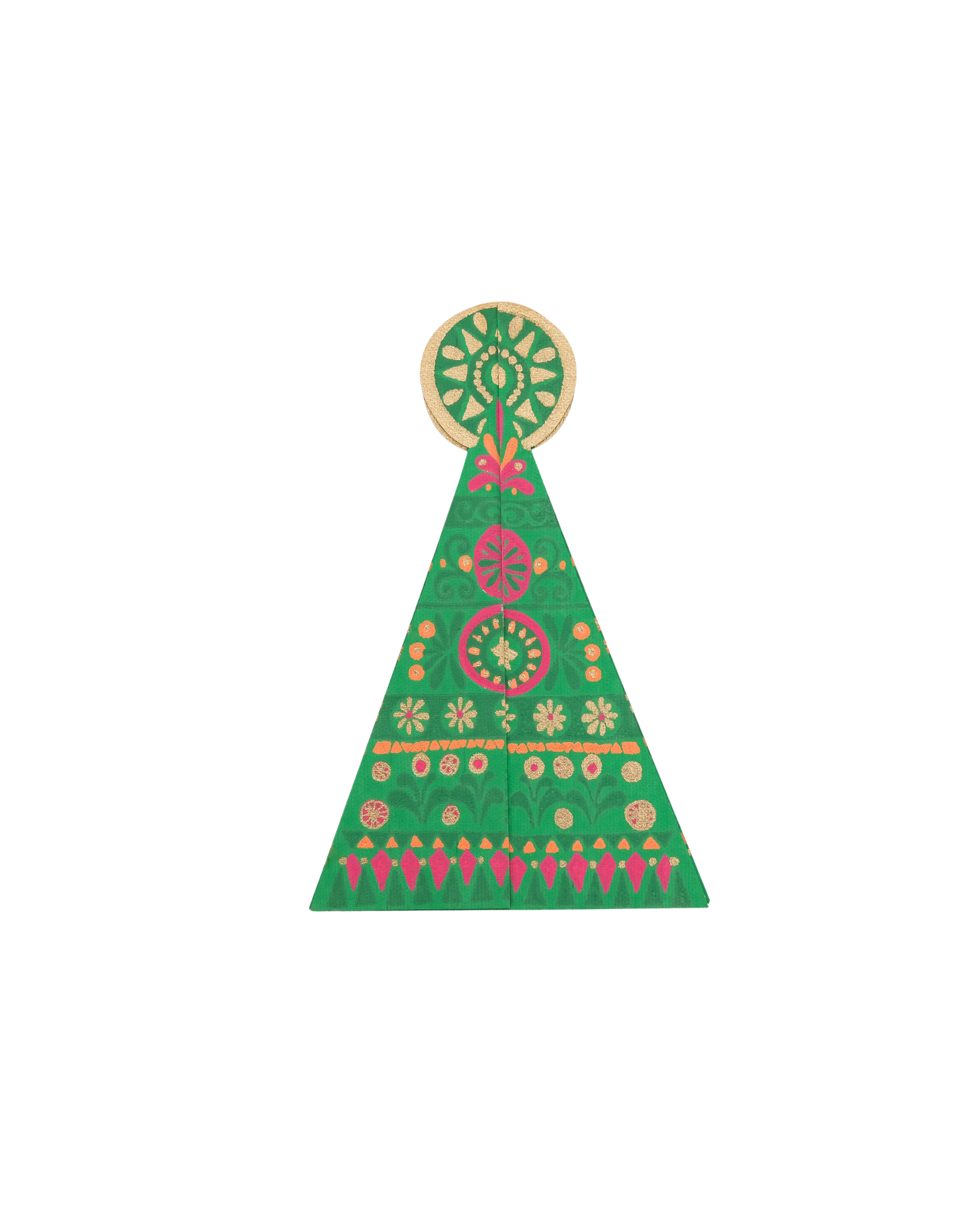 Patterned Tree Greeting Card
