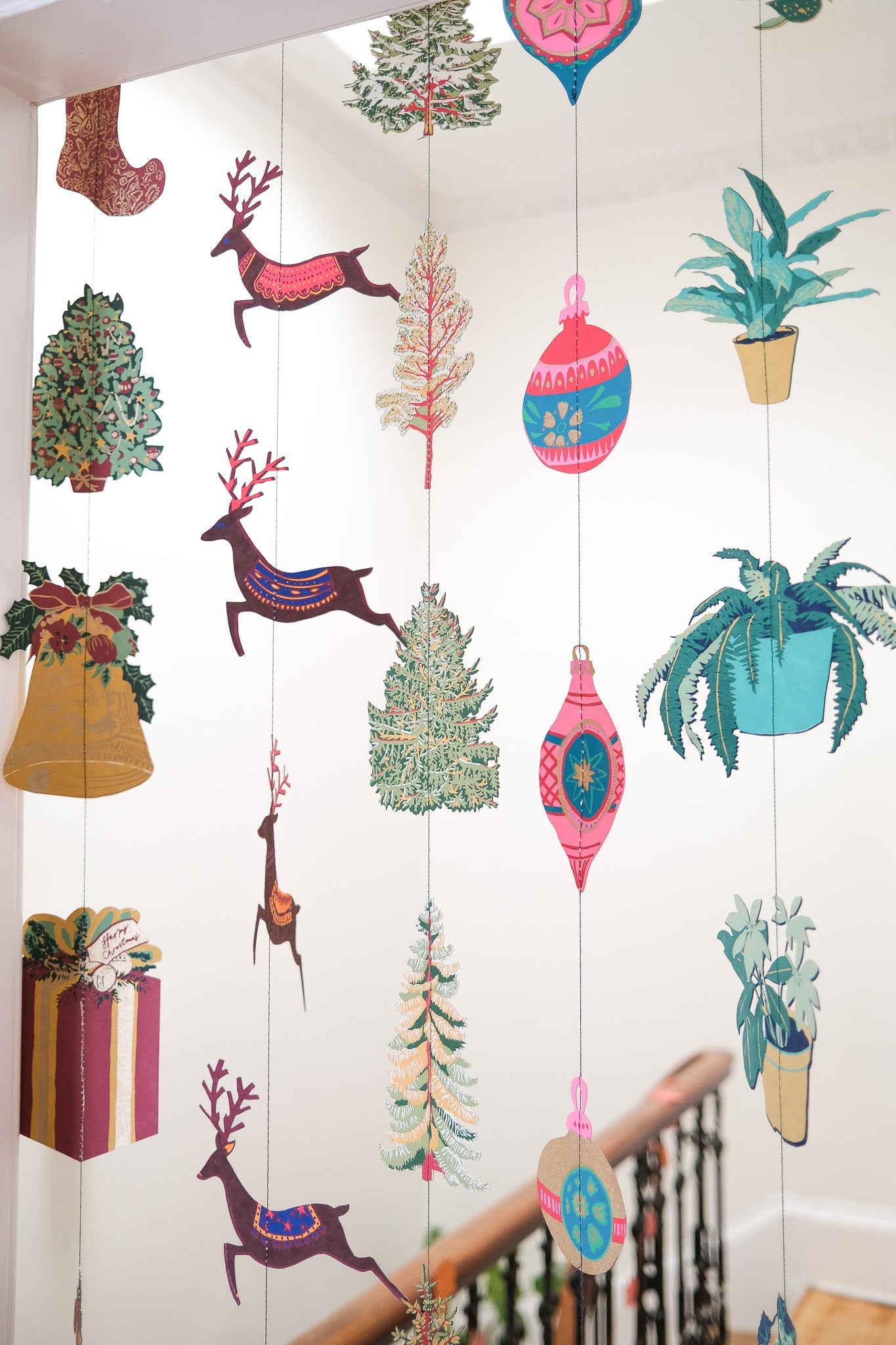 Baubles Vertical Wall Hanging