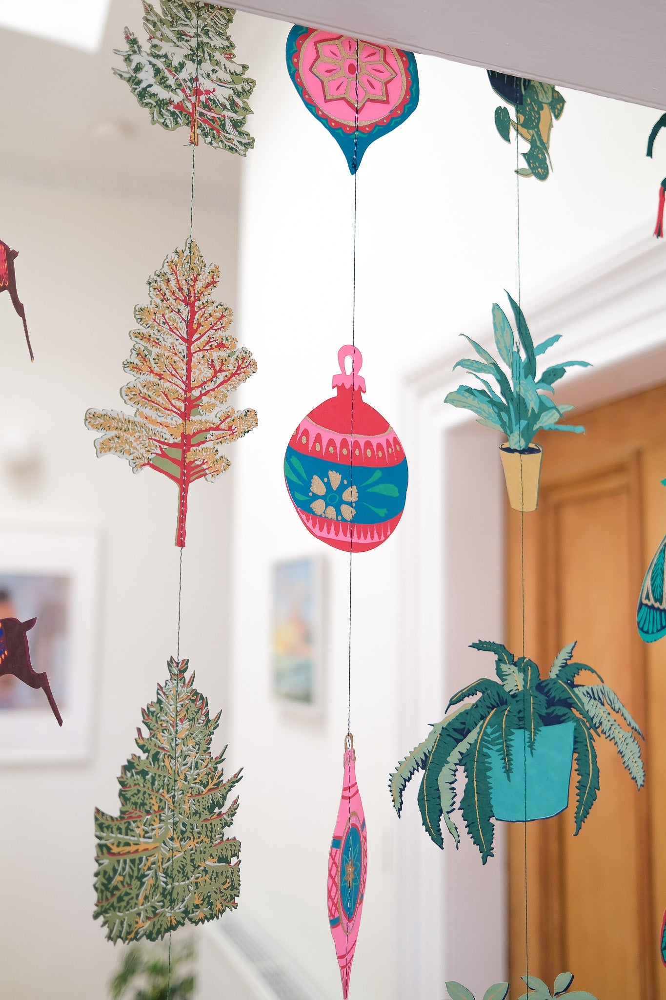 Baubles Vertical Wall Hanging