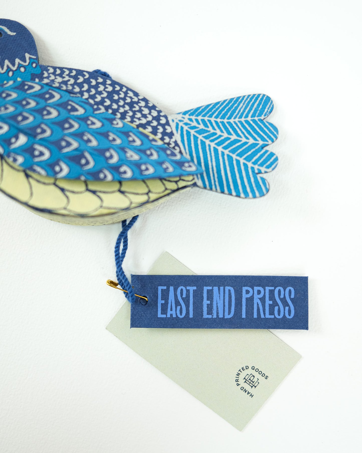 Dove Screen-Printed Board Decoration