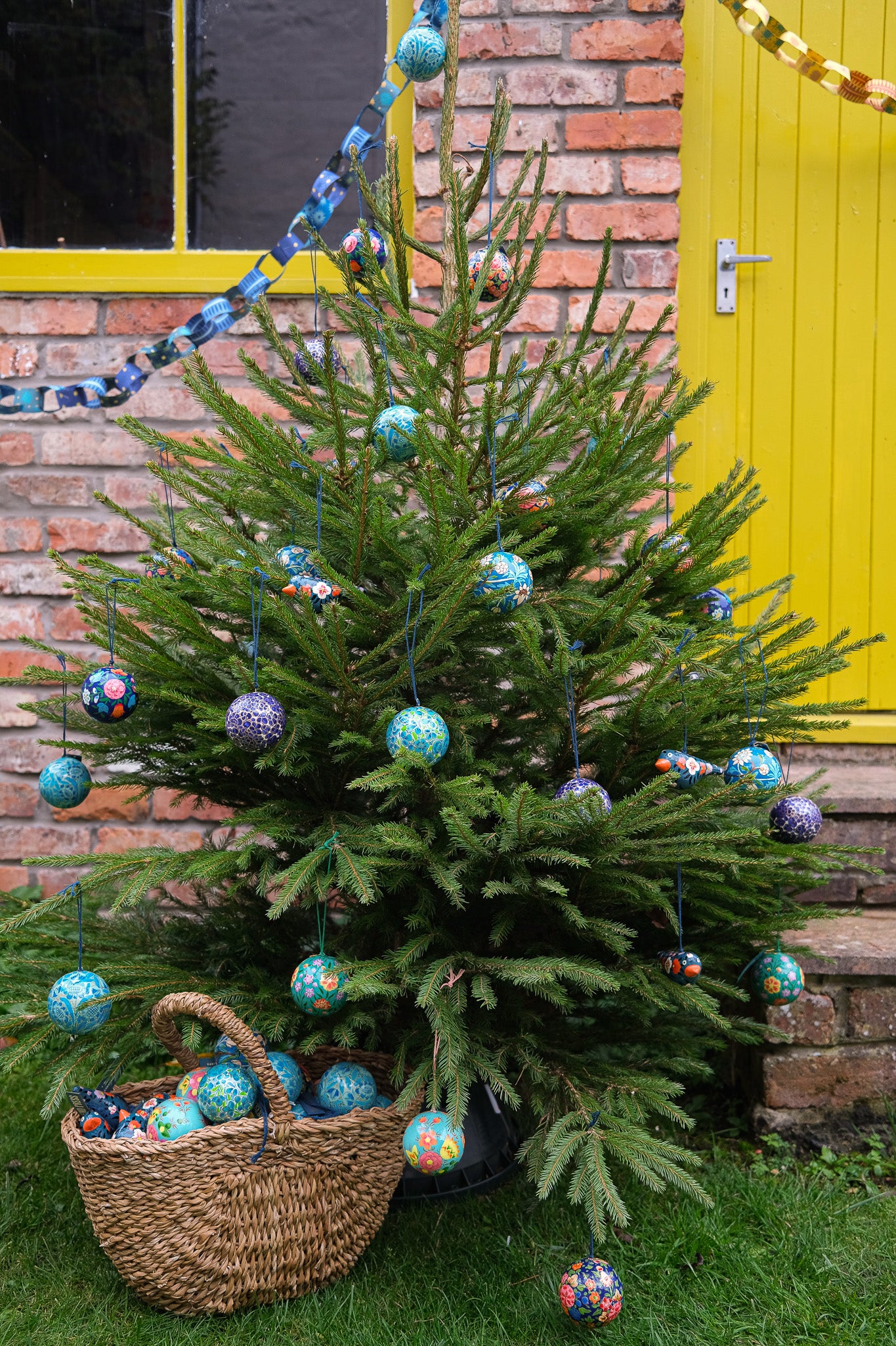 Midnight Blue and Gold Bauble