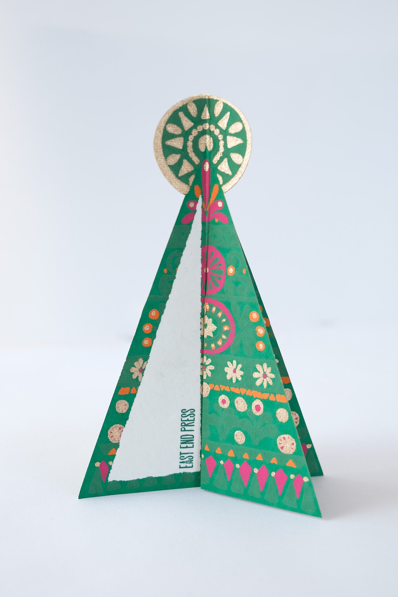 Patterned Tree Greeting Card