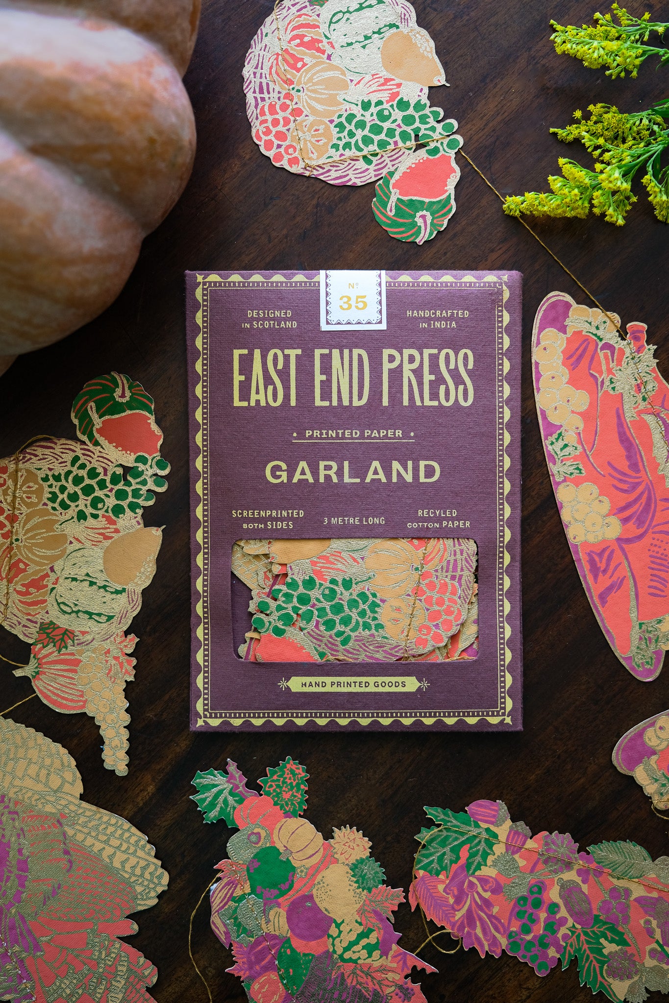 Thanksgiving Sewn Garland