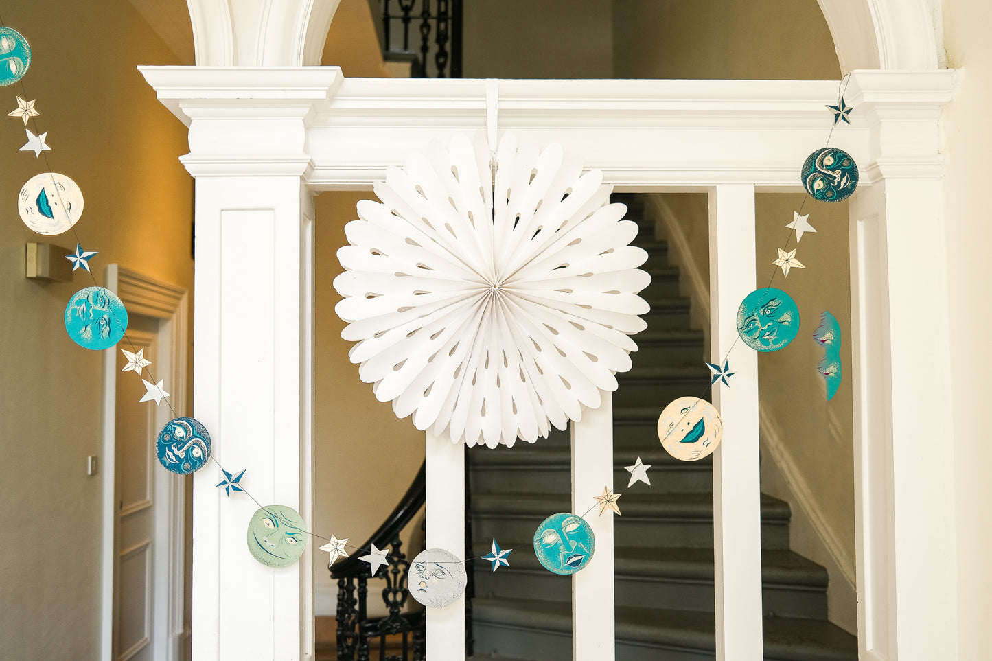Man on the Moon Sewn Garland
