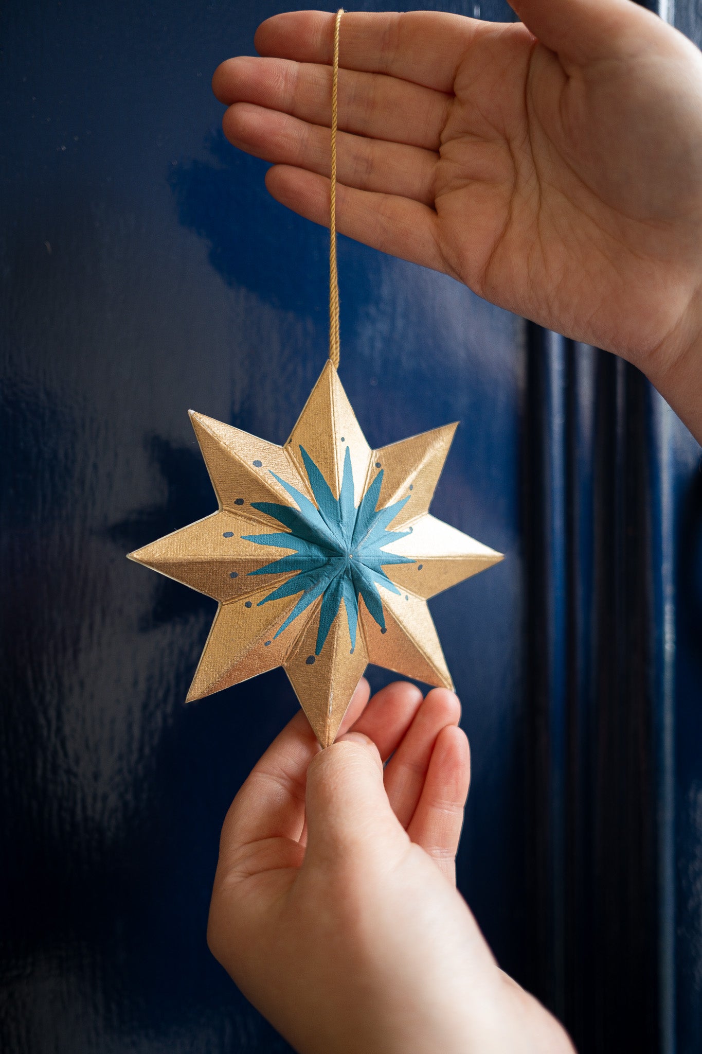 Golden Star Board Ornament