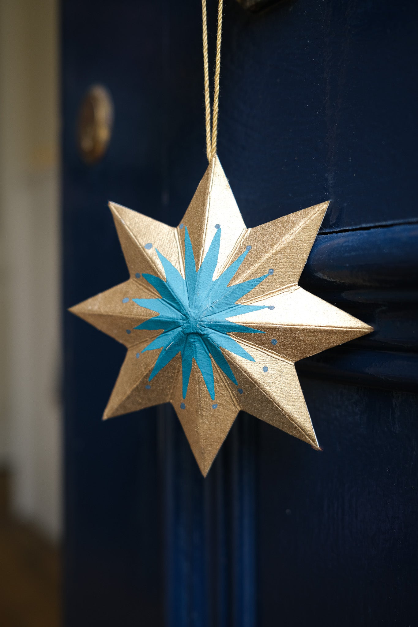 Golden Star Board Ornament