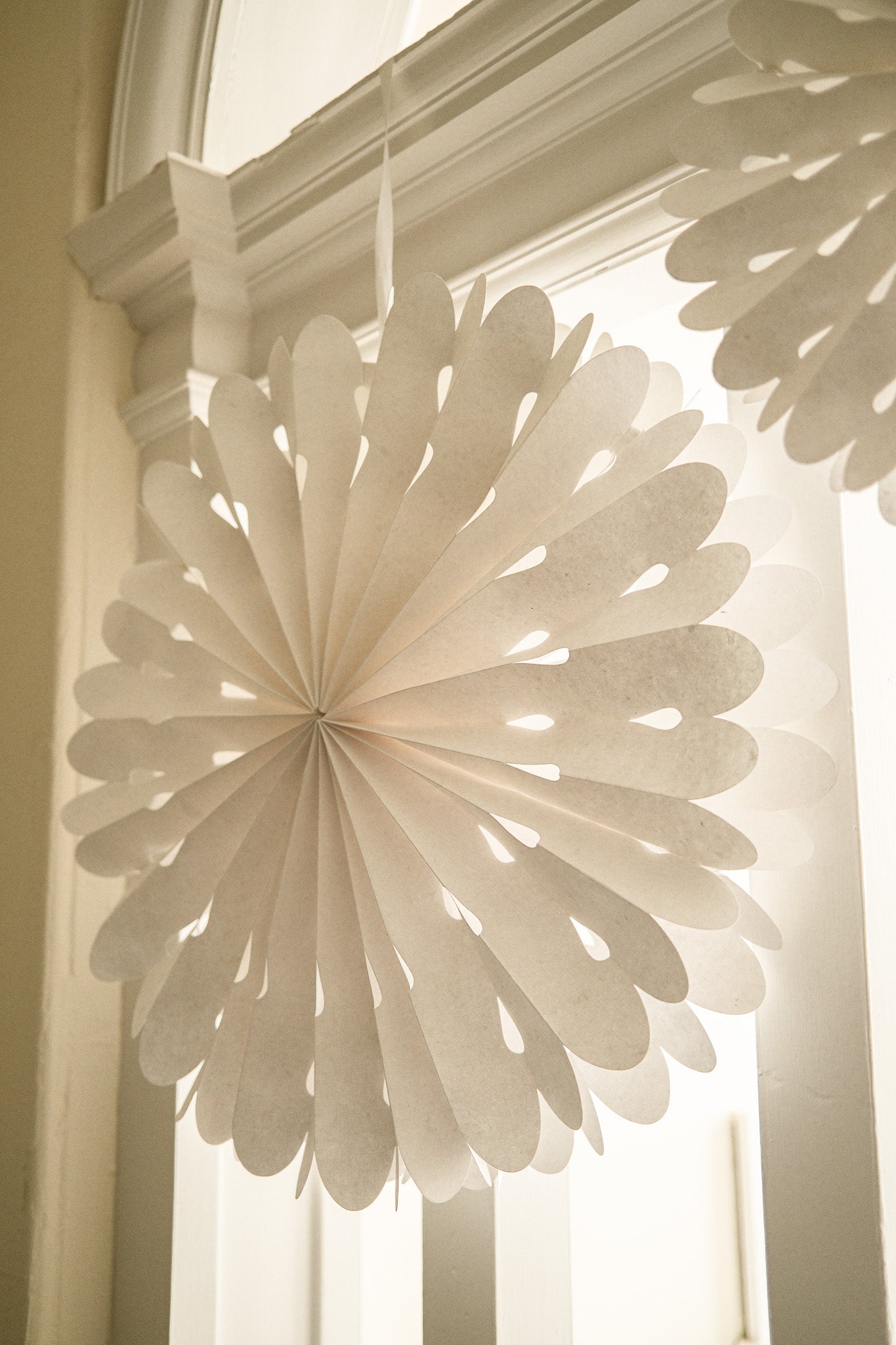 Small Curved White Star