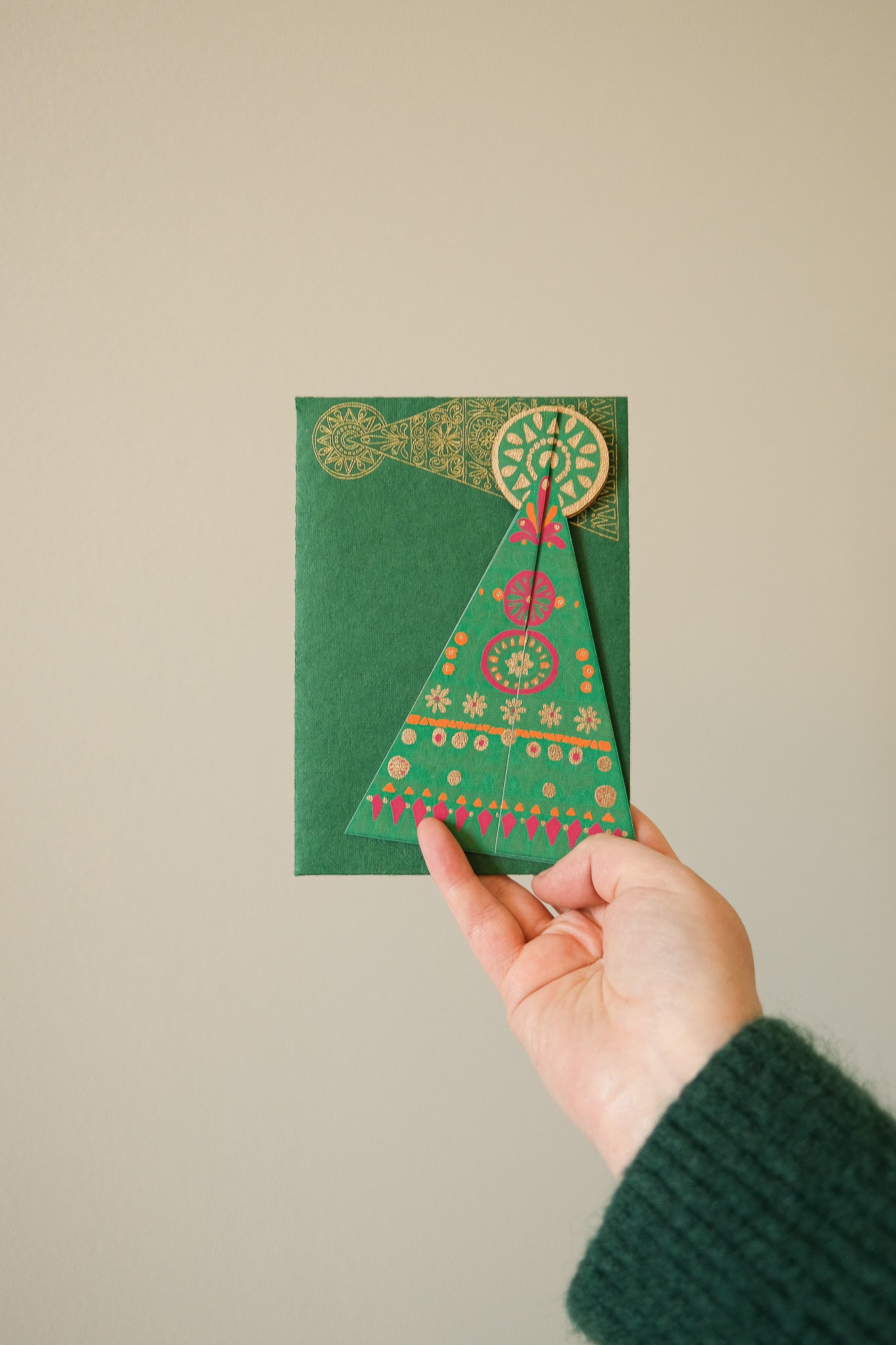 Patterned Tree Greeting Card