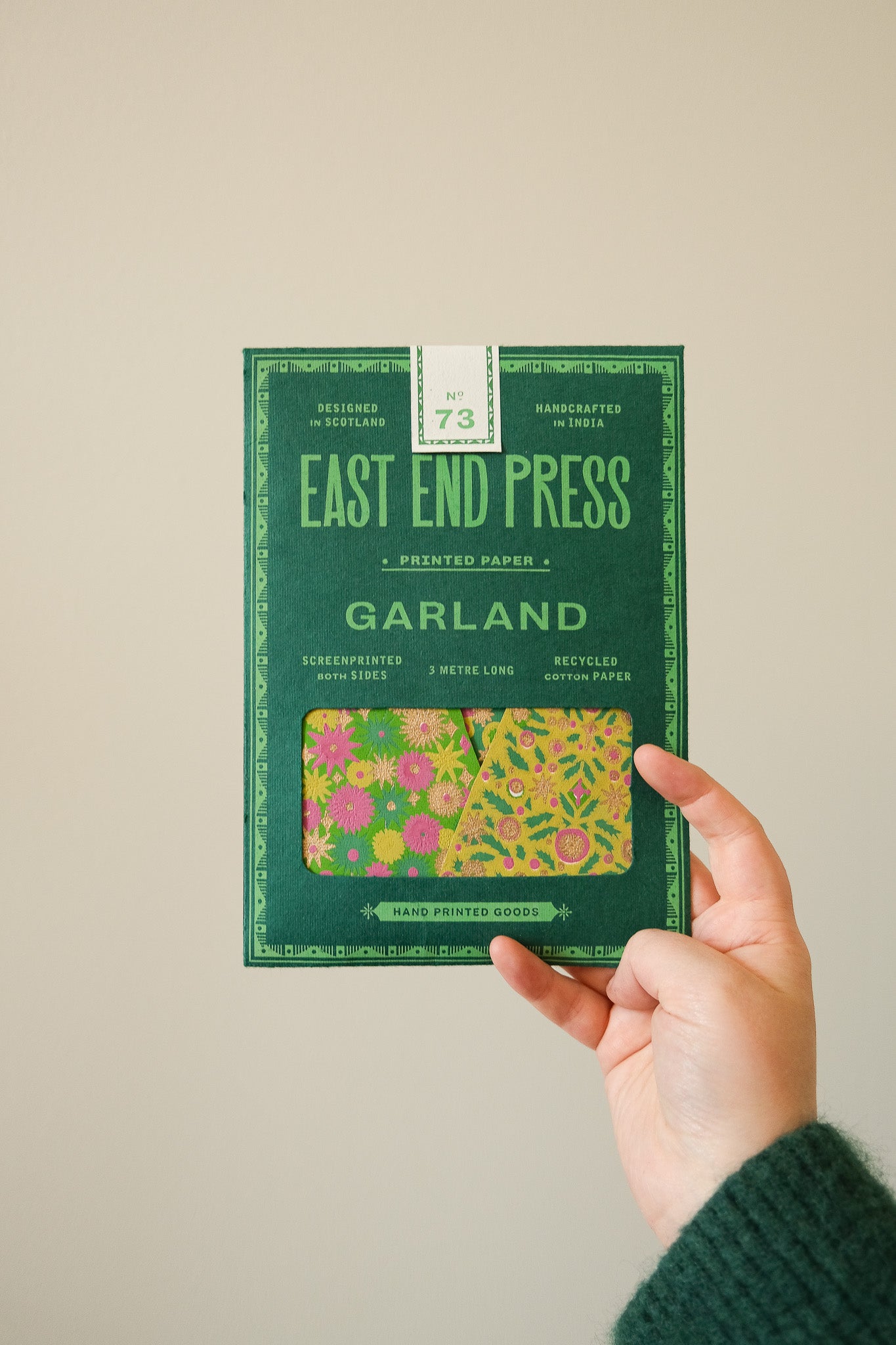 Midcentury Trees Sewn Garland