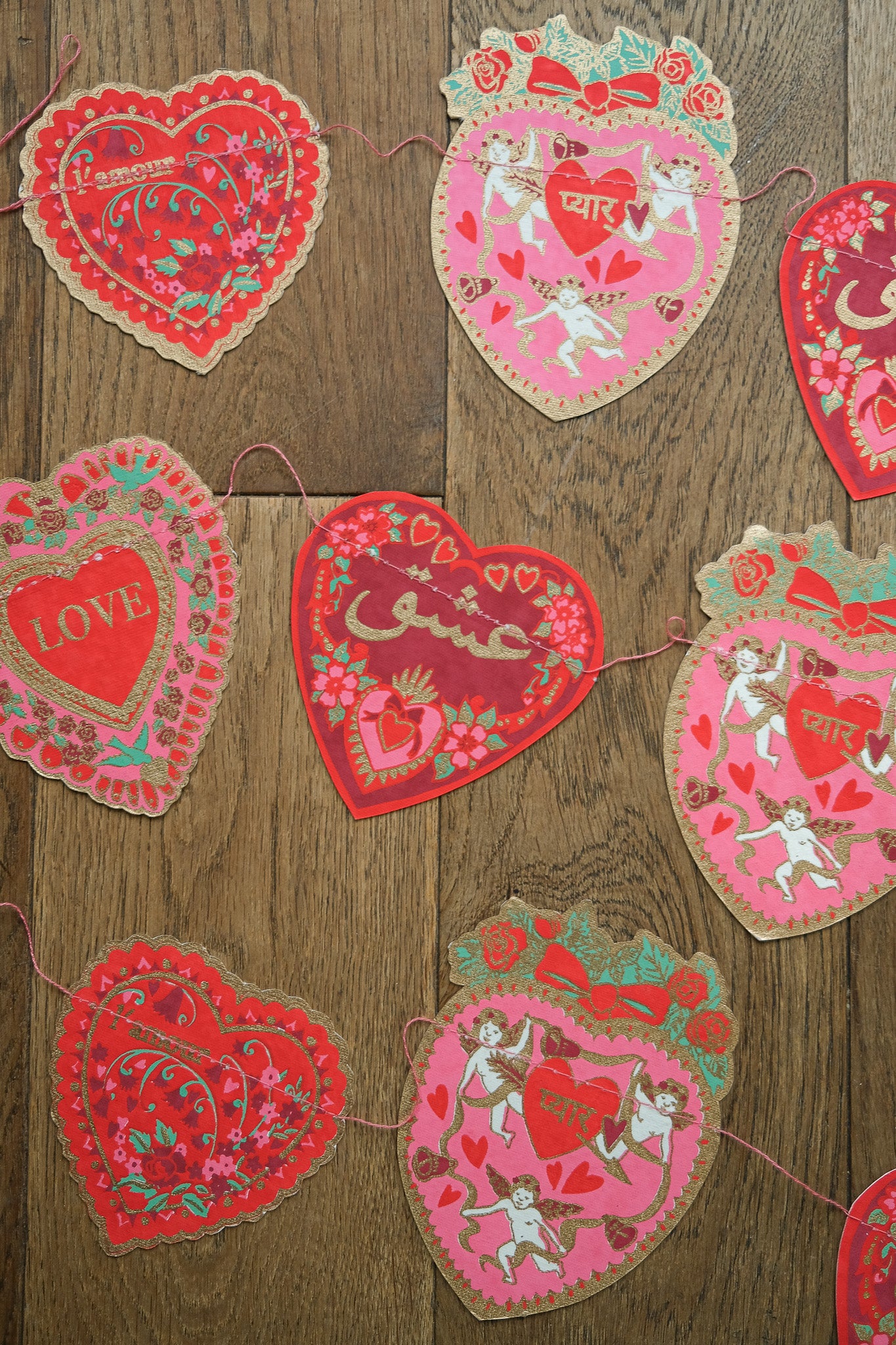 Valentine's Sewn Garland