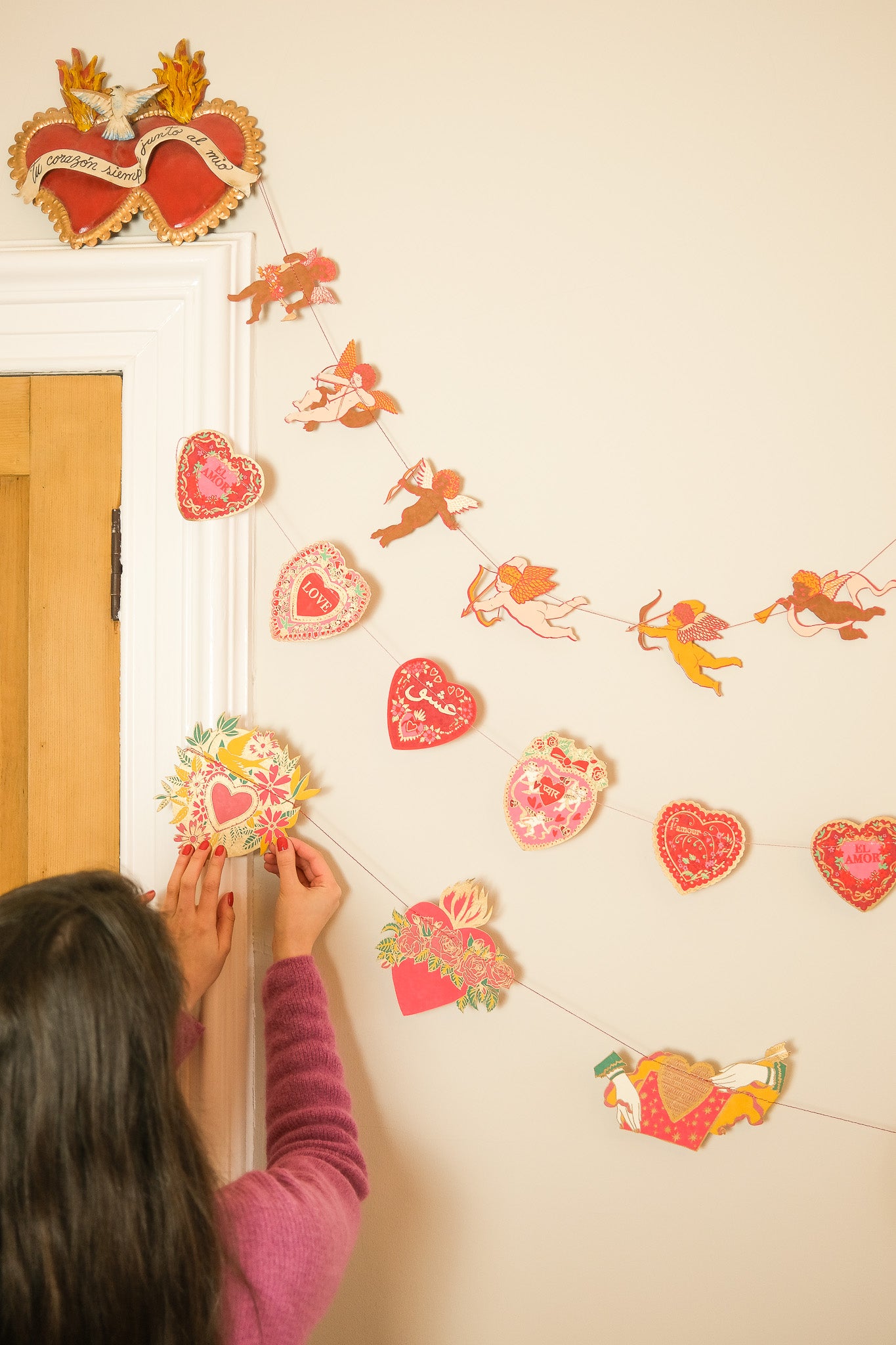 Valentine's Sewn Garland