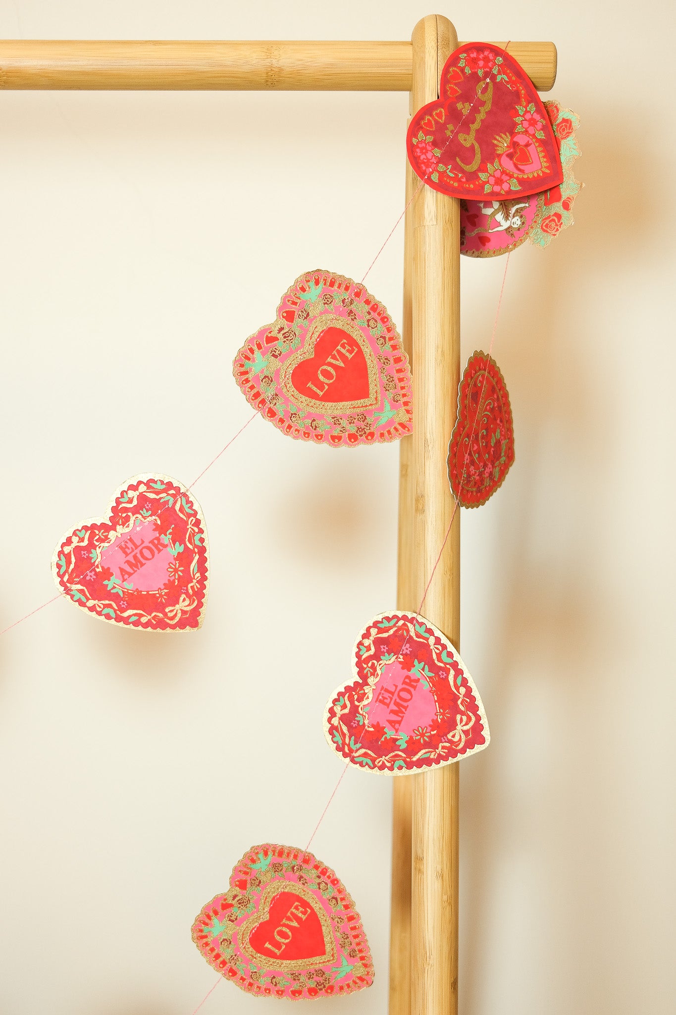 Valentine's Sewn Garland