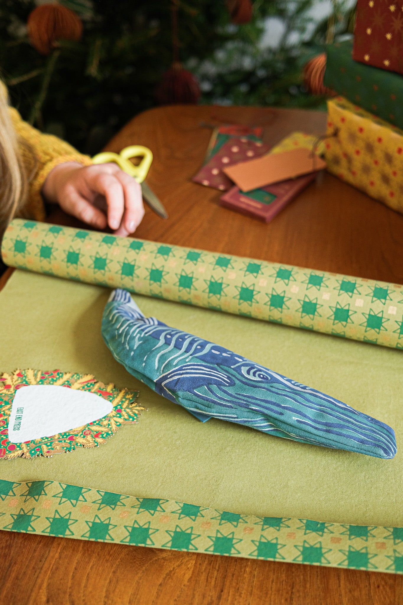 Whale Fabric Case