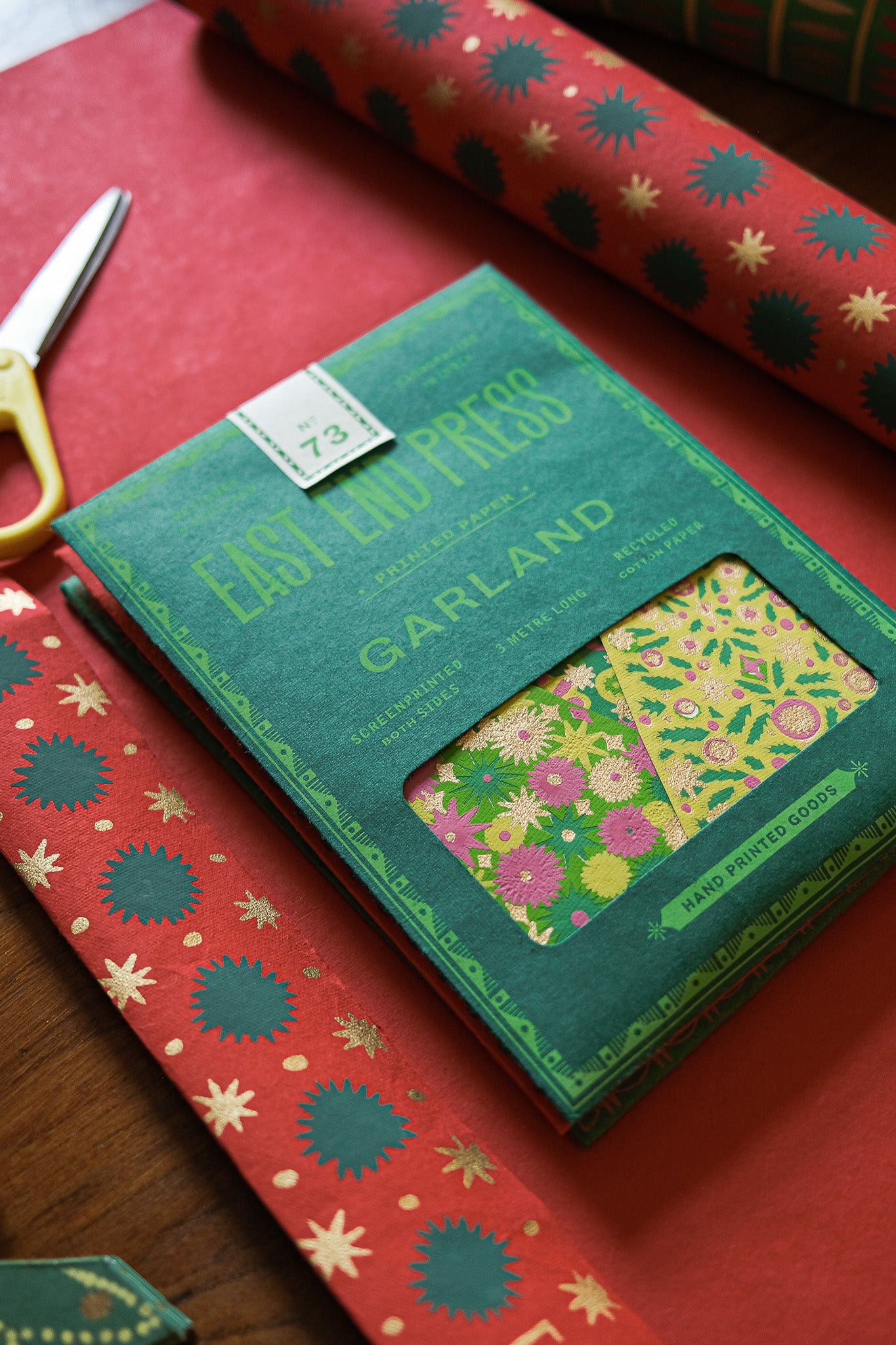 Midcentury Trees Sewn Garland