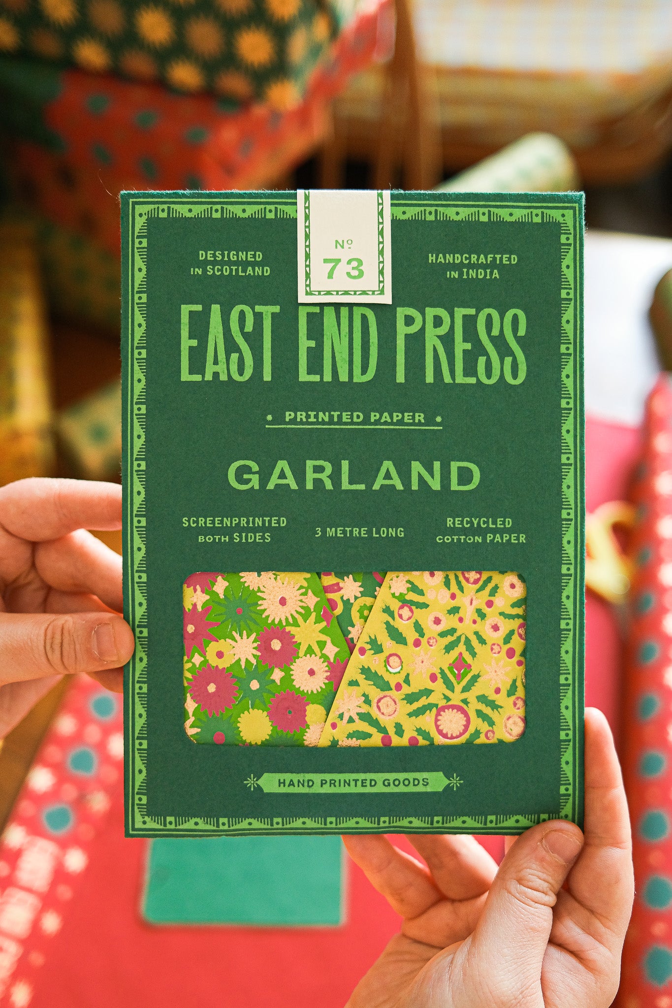 Midcentury Trees Sewn Garland