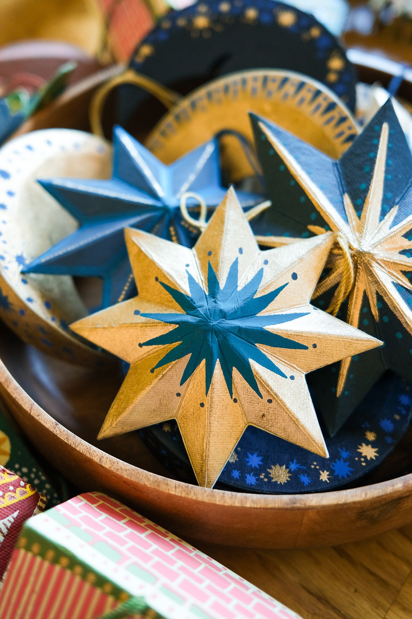 Golden Star Board Ornament