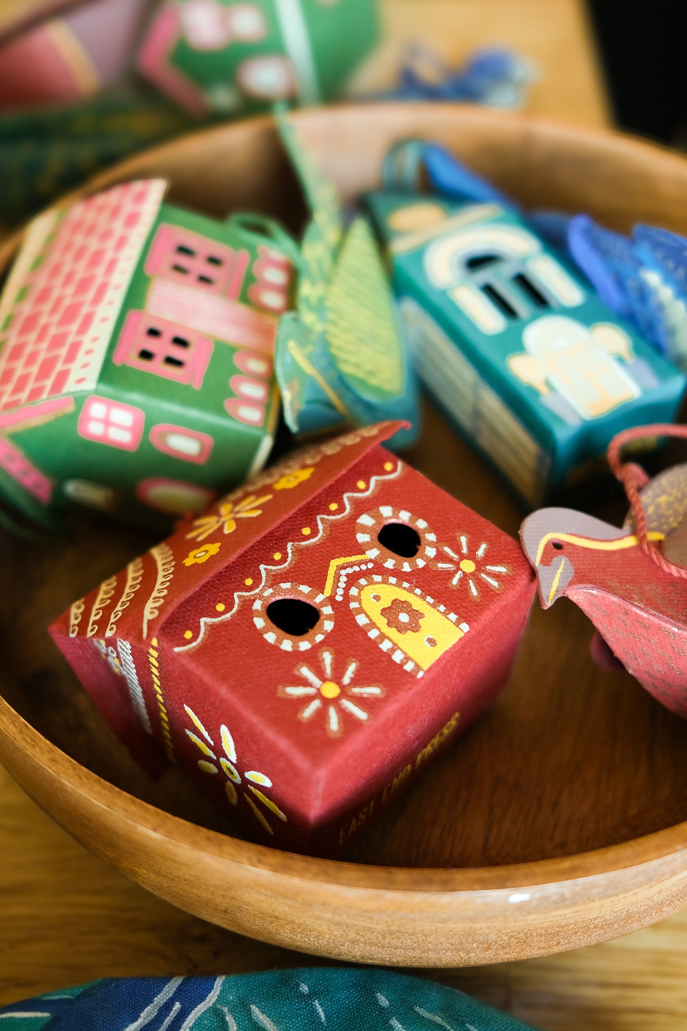 Gingerbread House Screen-Printed Board Decoration