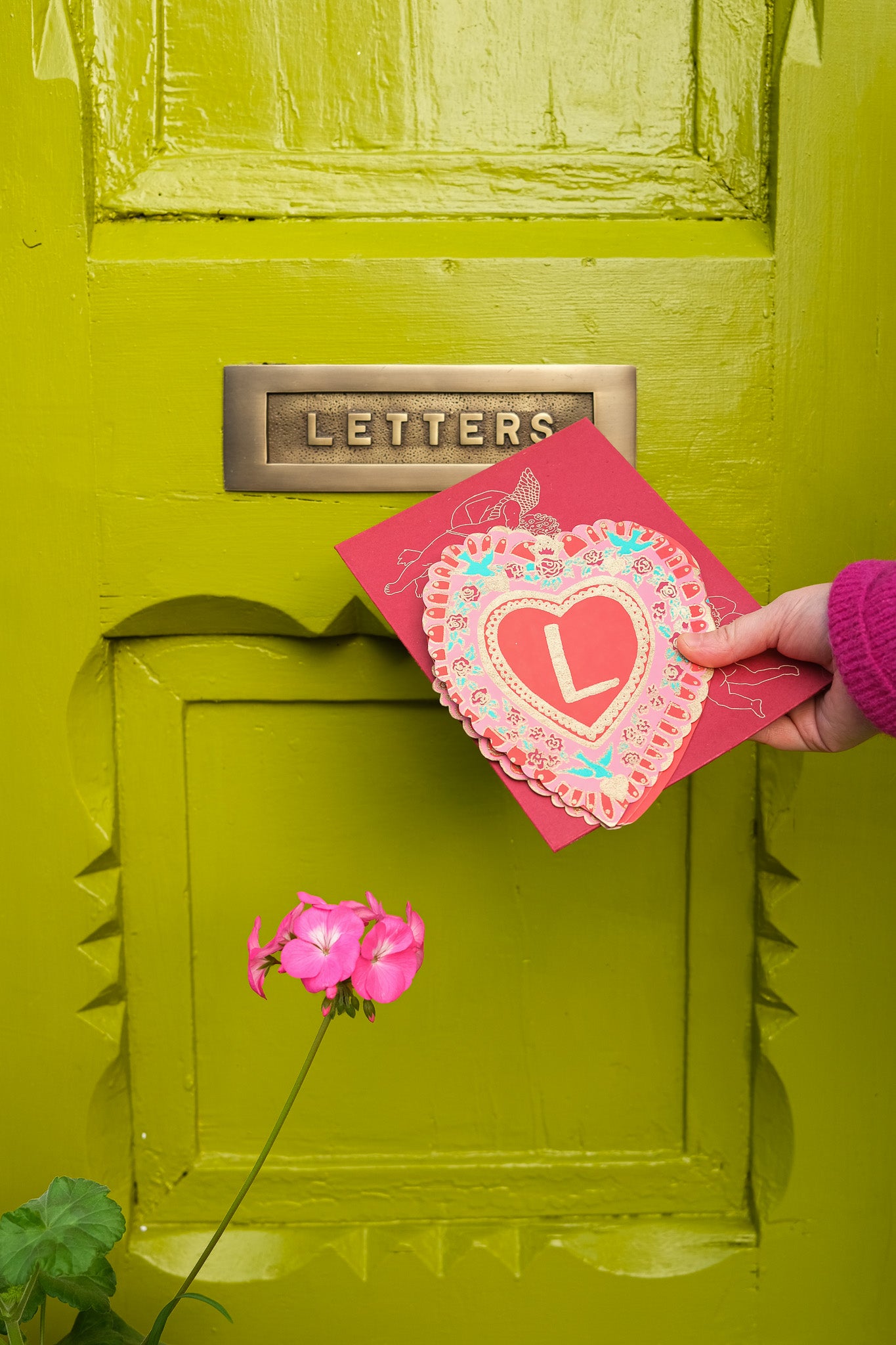 Love Concertina Greeting Card