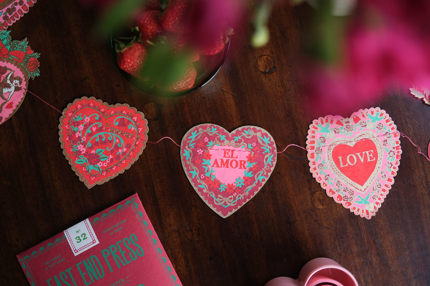 Valentine's Sewn Garland