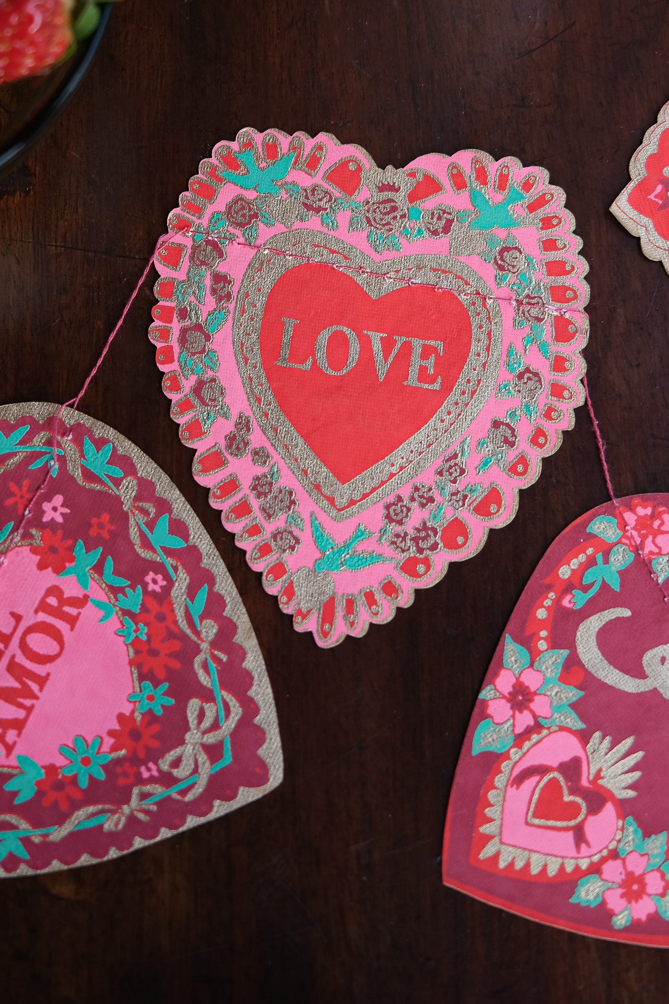 Valentine's Sewn Garland