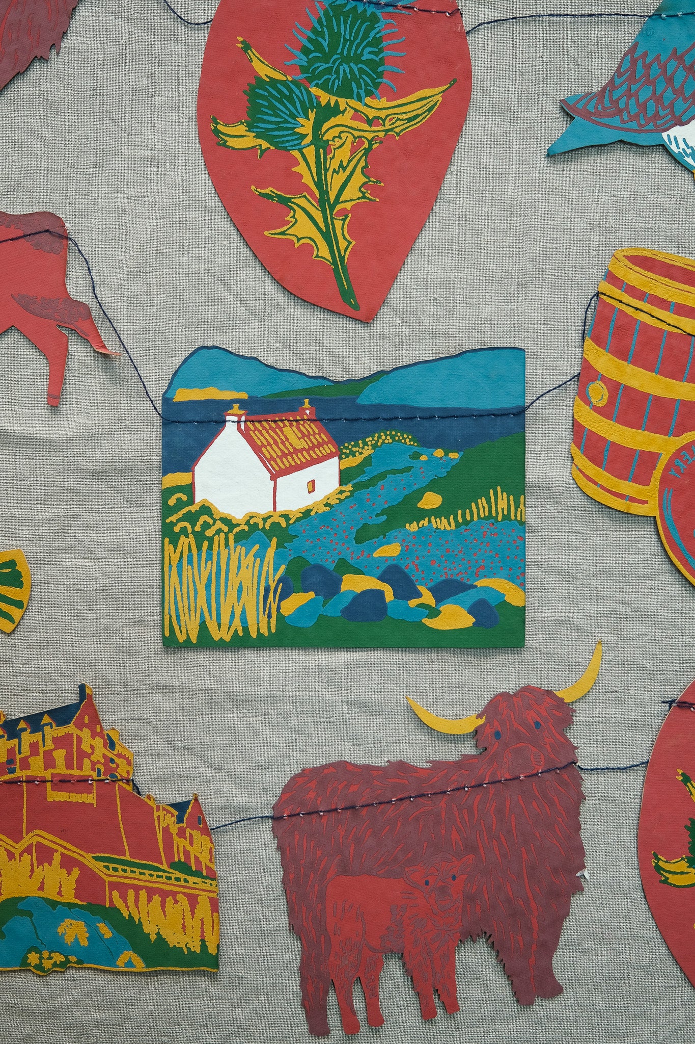 Scotland Sewn Garland