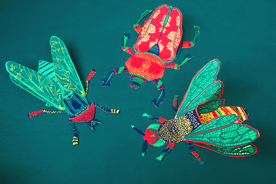 Scarab Beetle Greeting Card