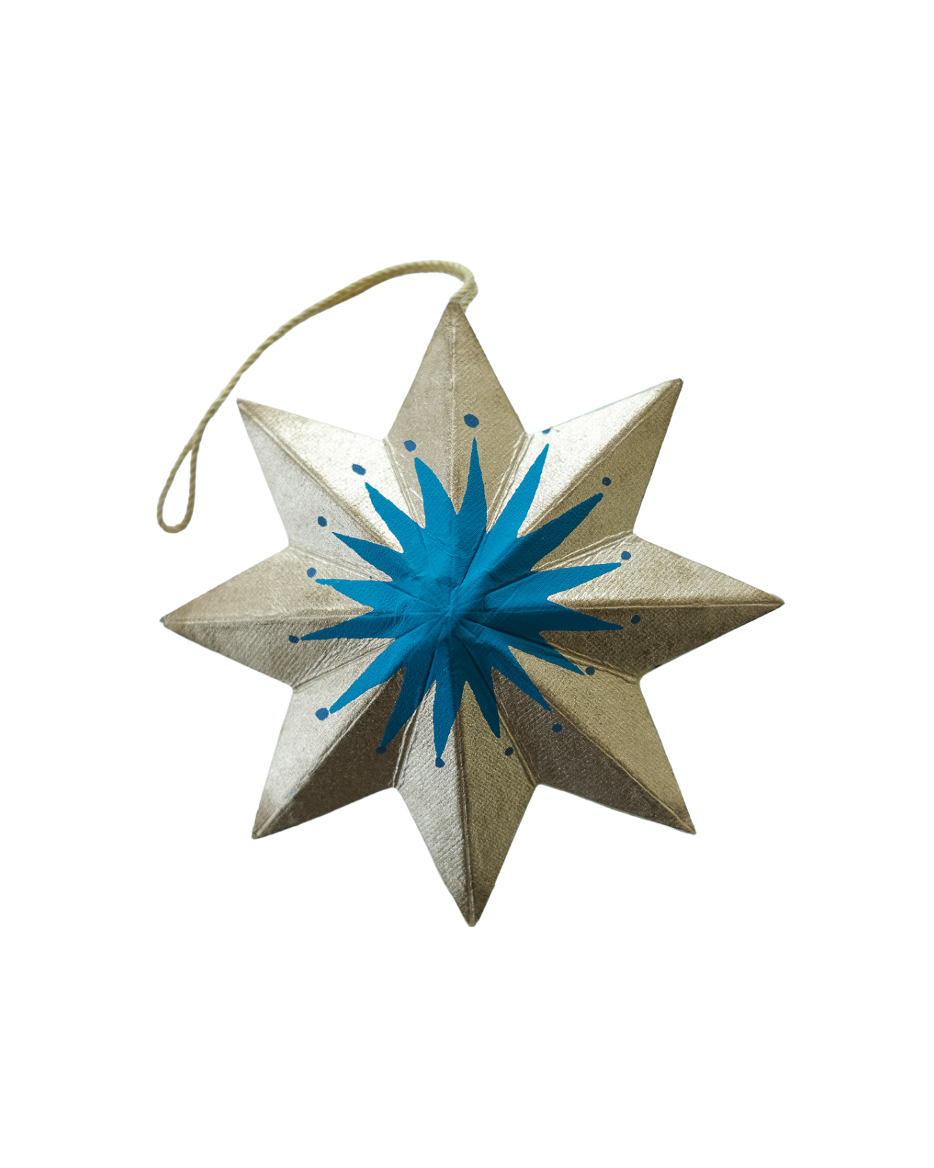 Golden Star Board Ornament