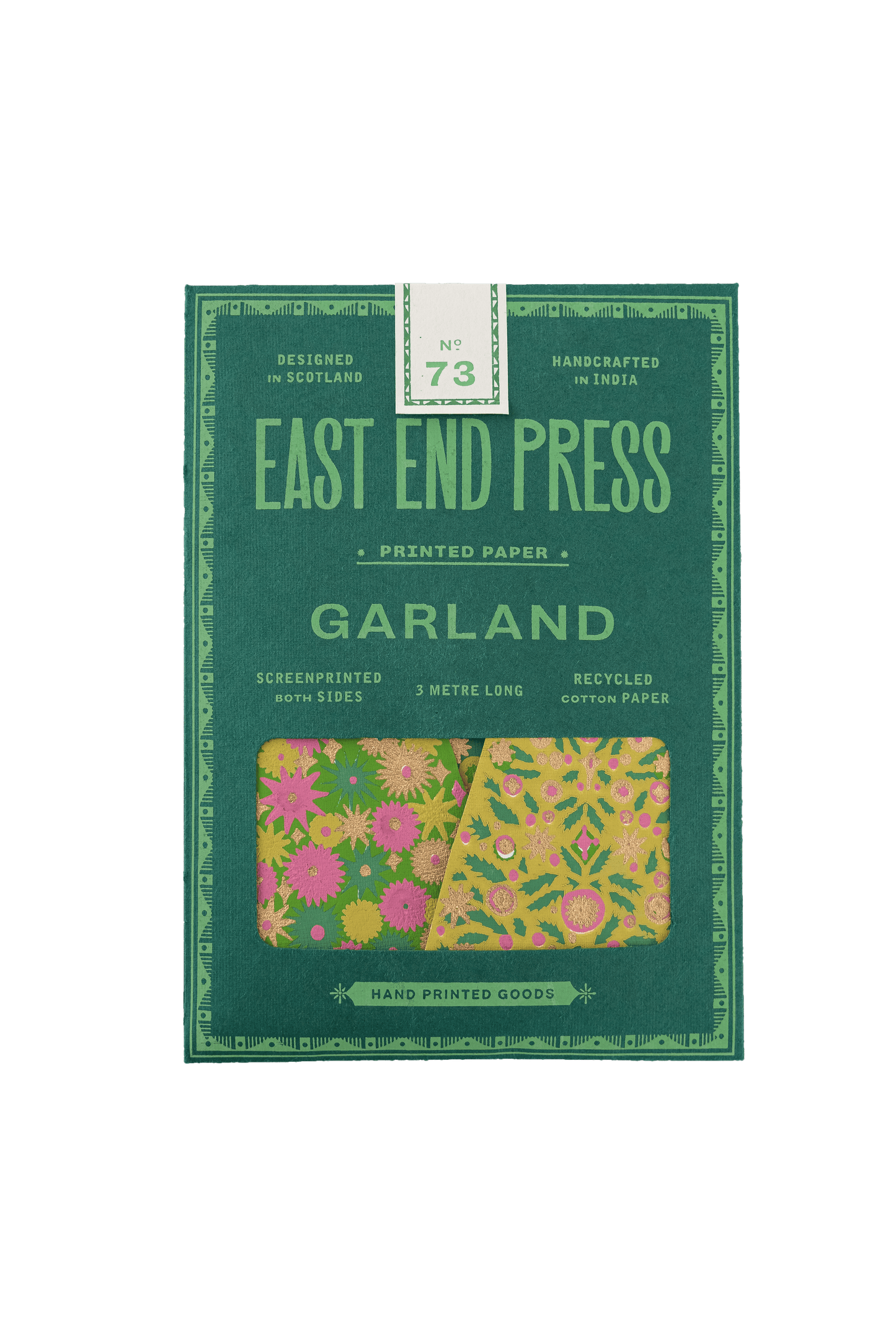 Midcentury Trees Sewn Garland
