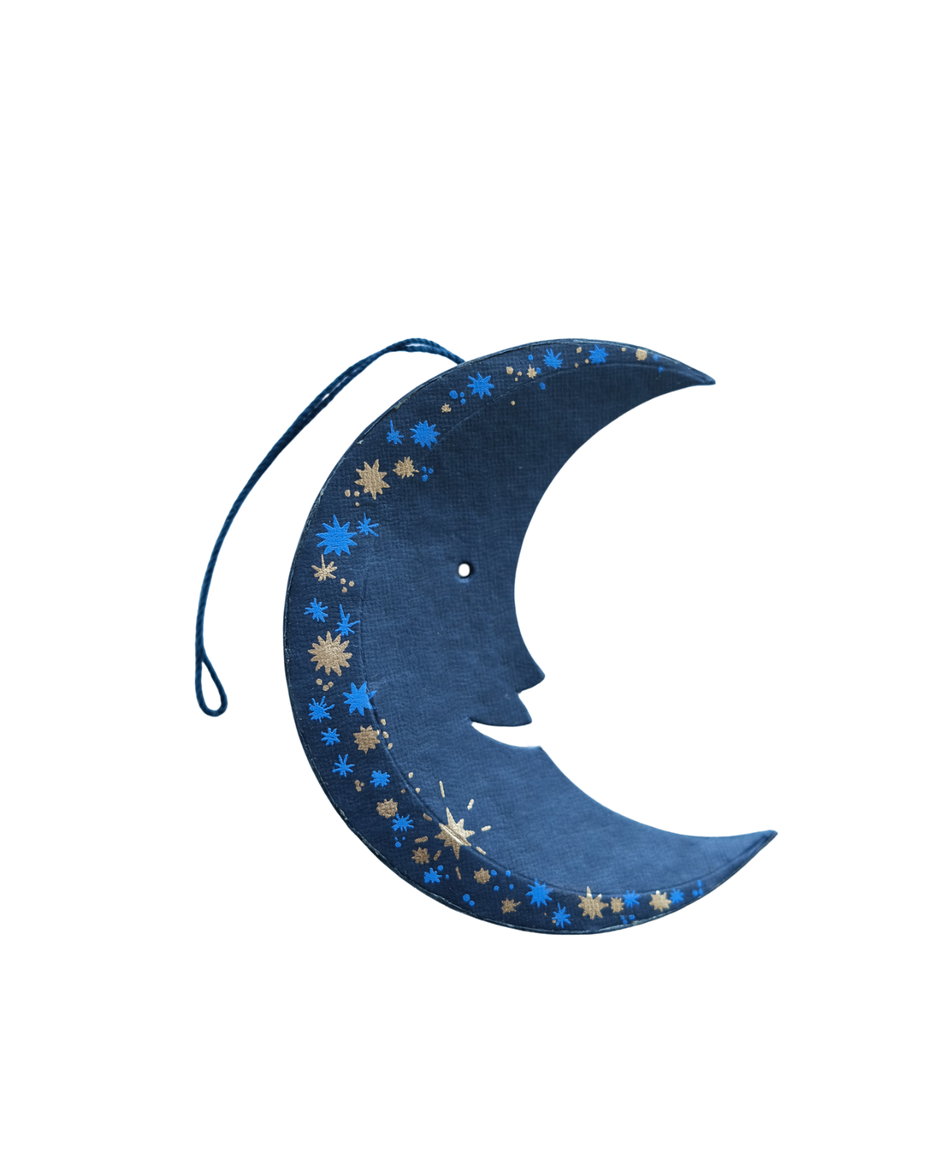 Midnight Man on the Moon Board Ornament