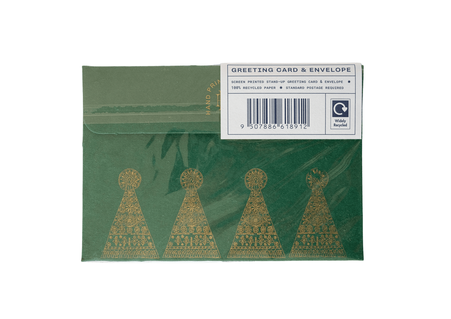 Patterned Tree Greeting Card