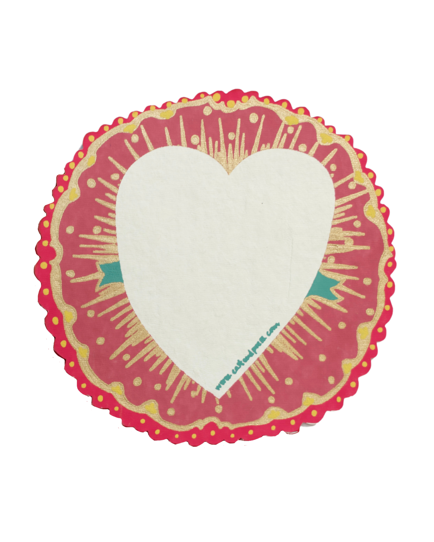 Ribbon Heart Greeting Card