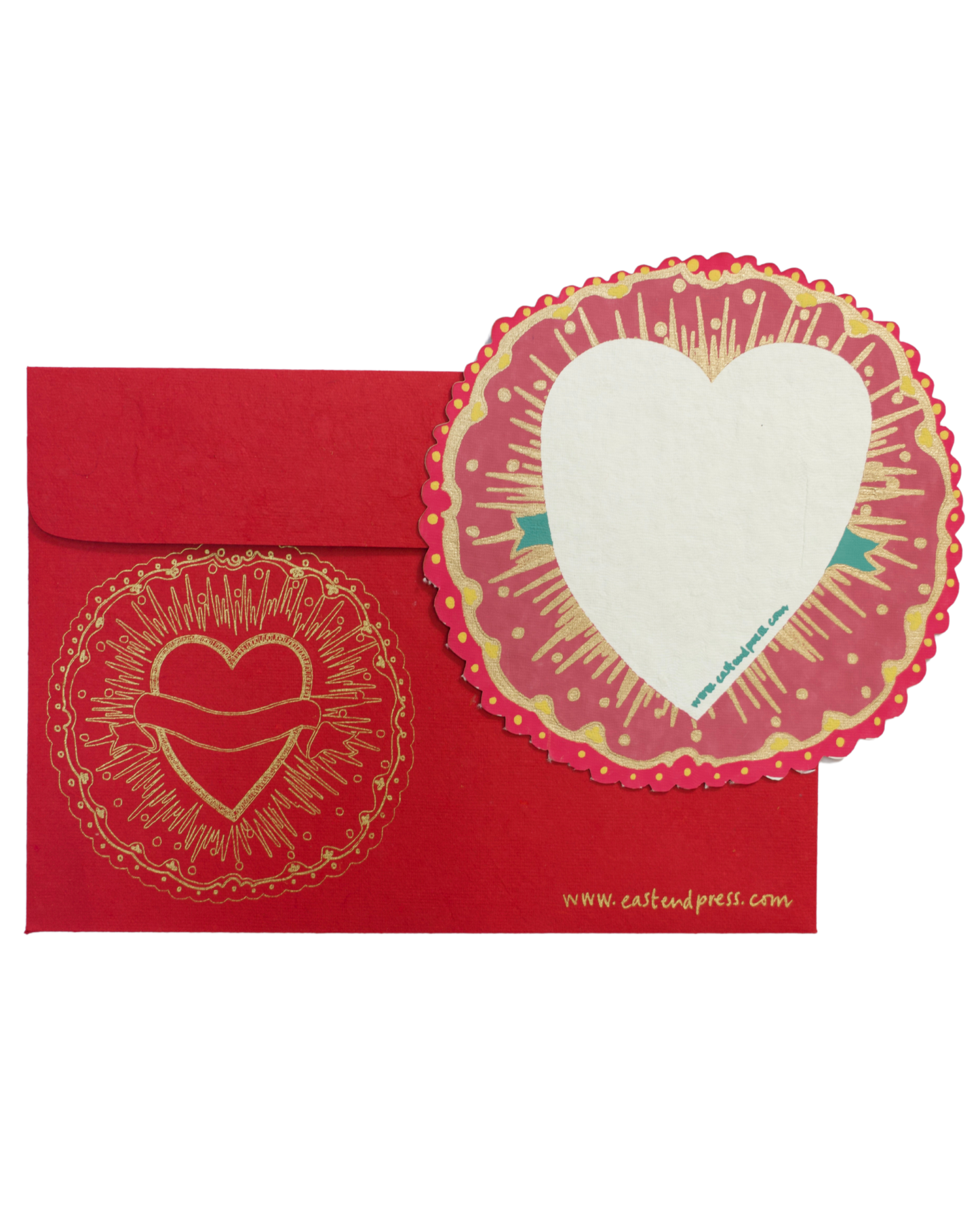 Ribbon Heart Greeting Card