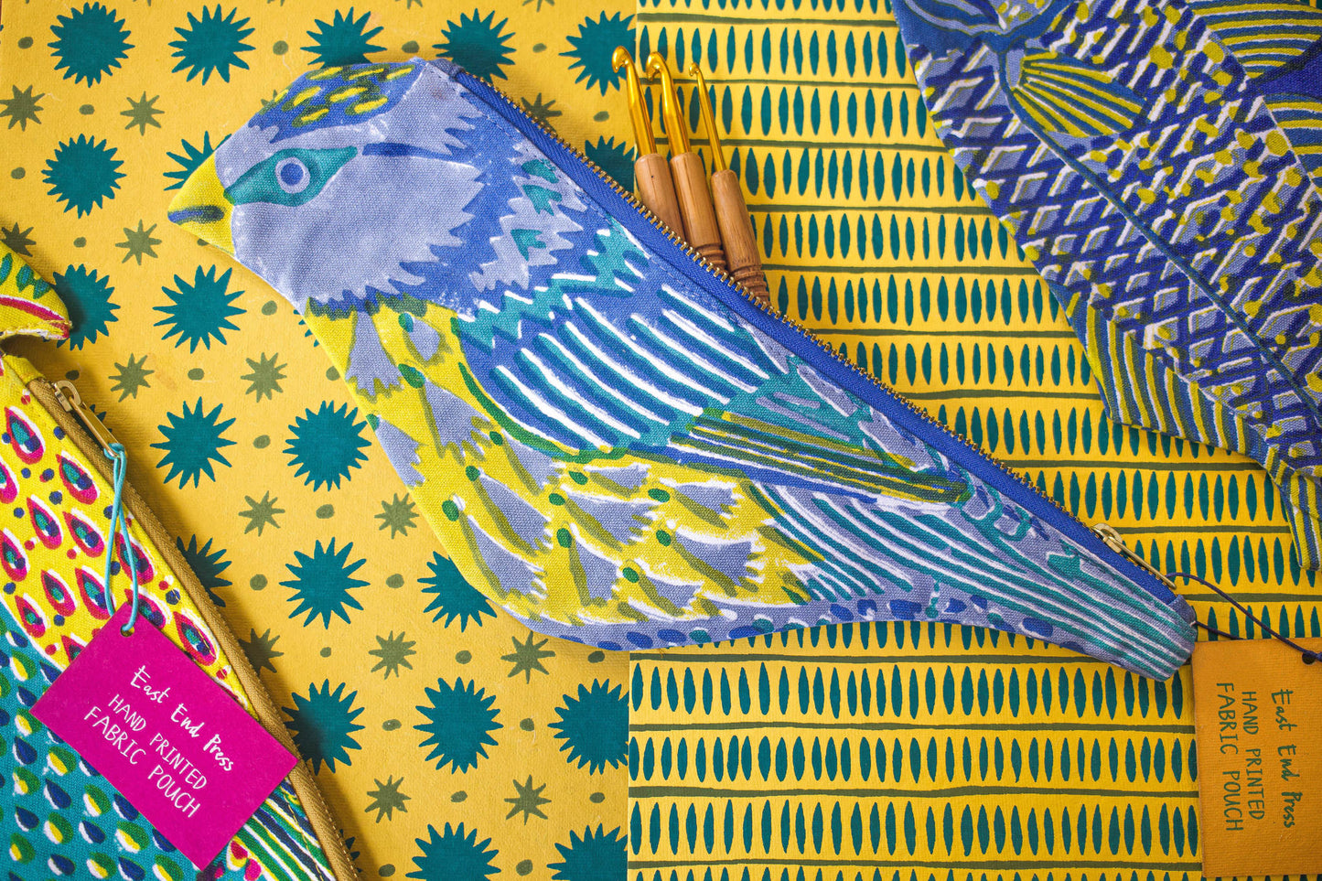 Blue Tit Fabric Case