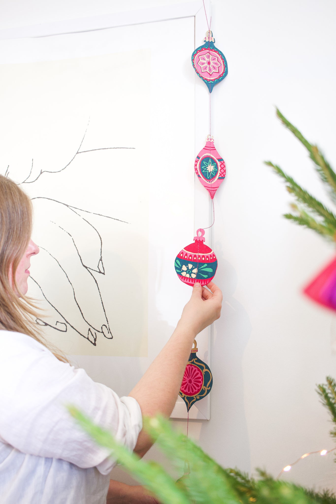 Baubles Vertical Wall Hanging
