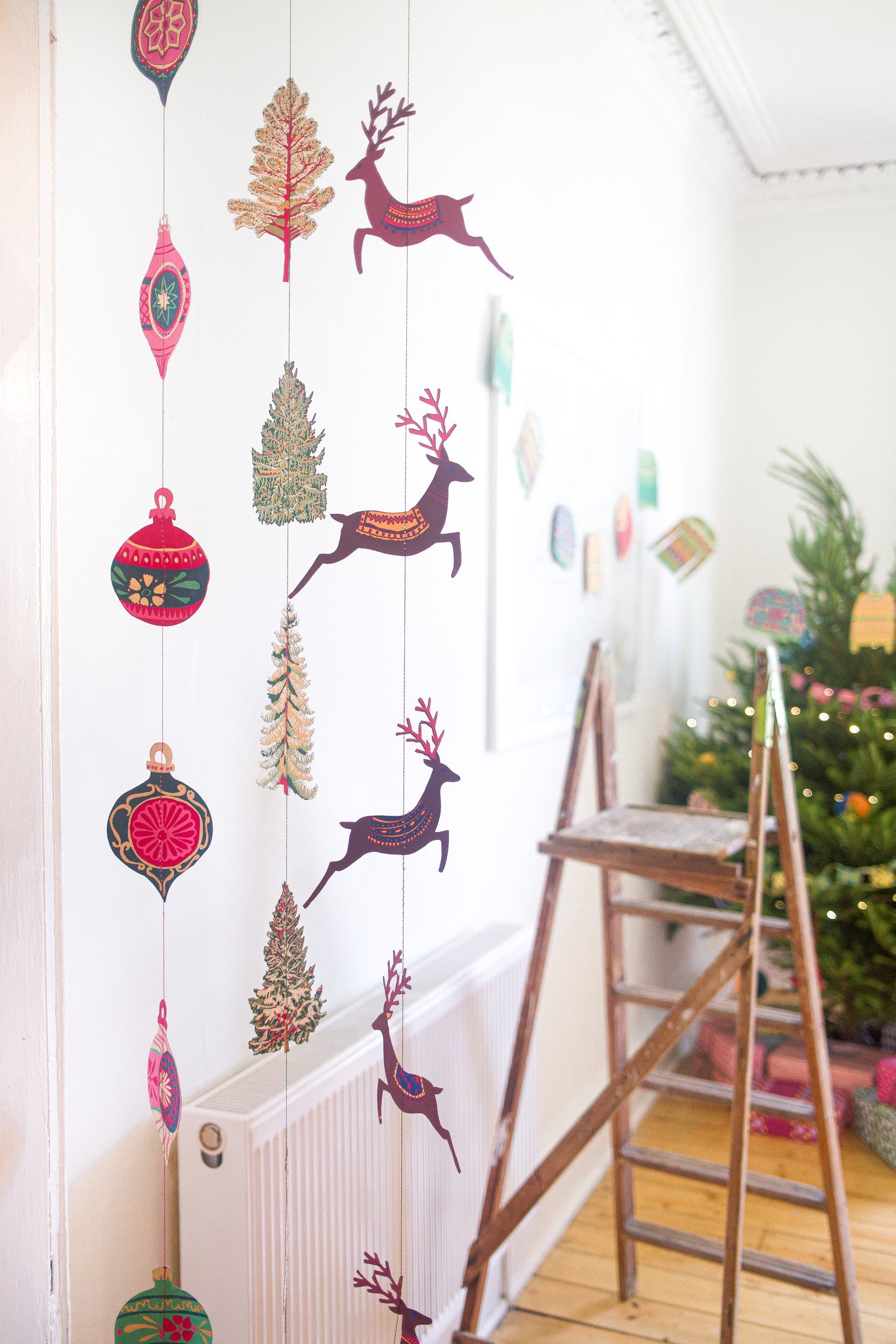 Reindeer Vertical Wall Hanging