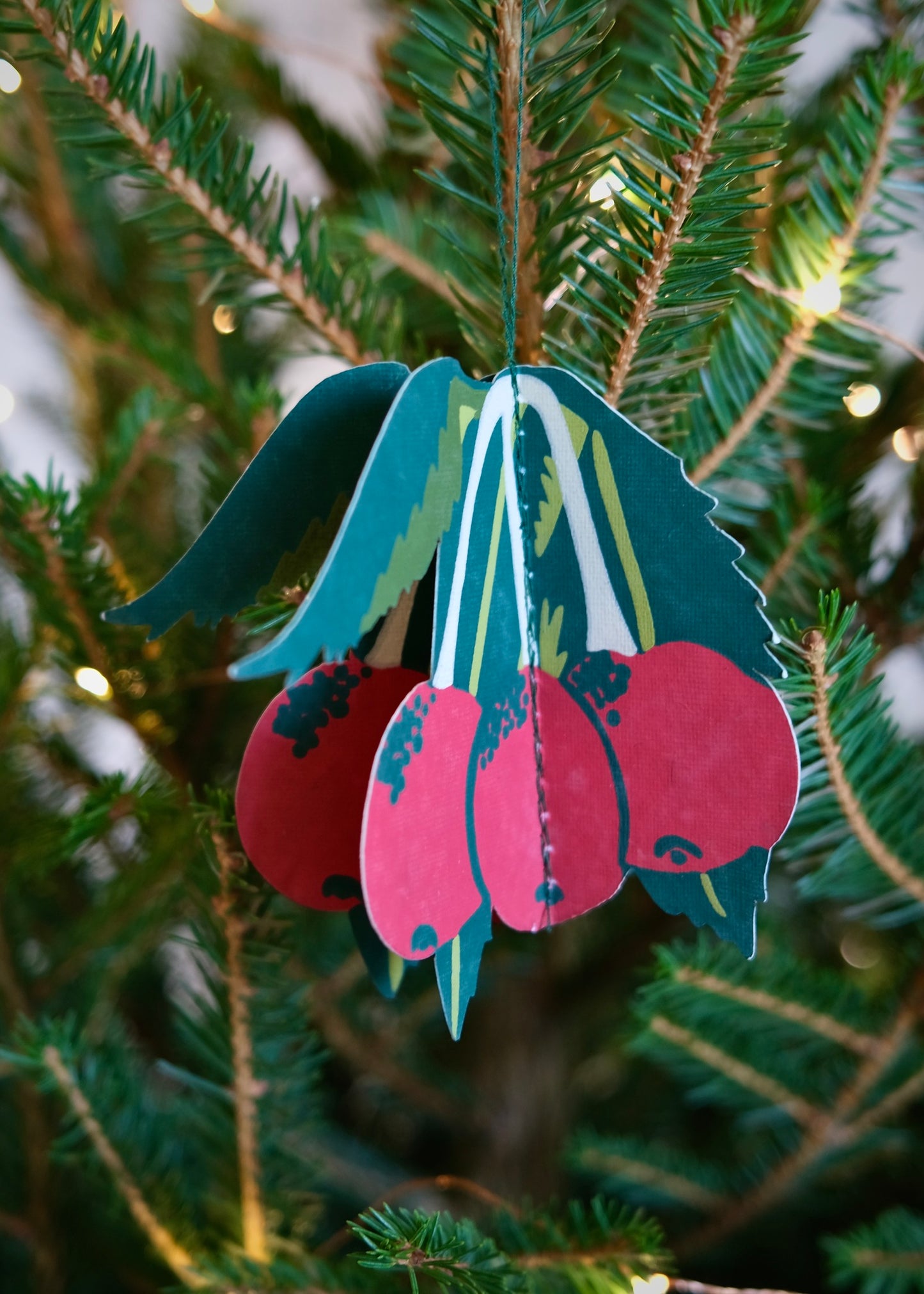 Festive Foliage Paper Ornaments