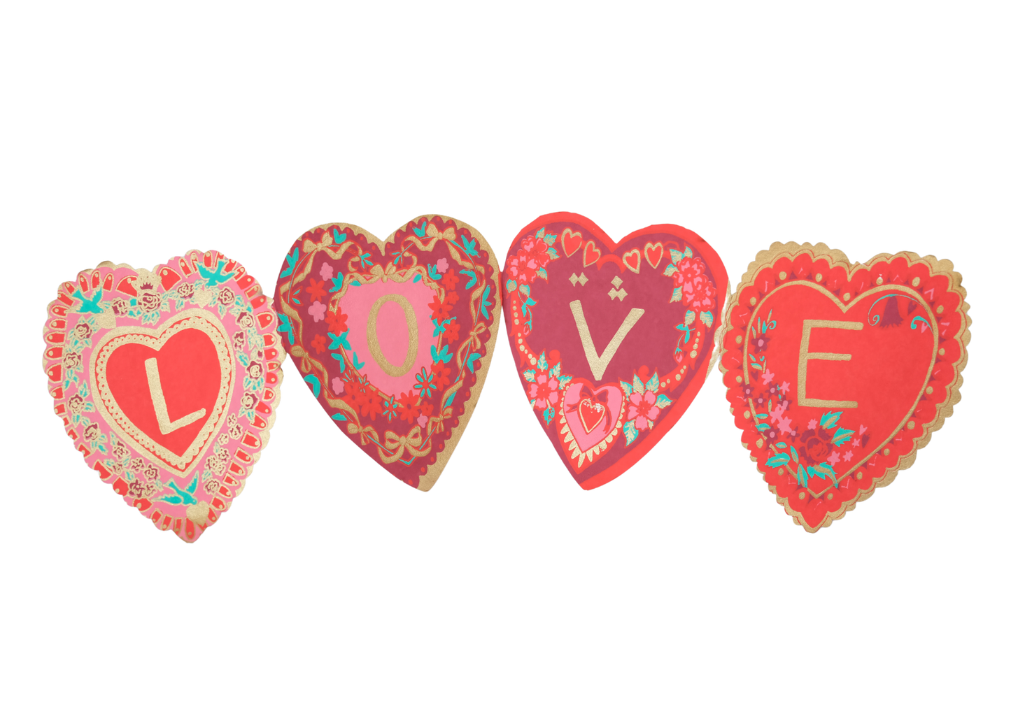 Love Concertina Greeting Card