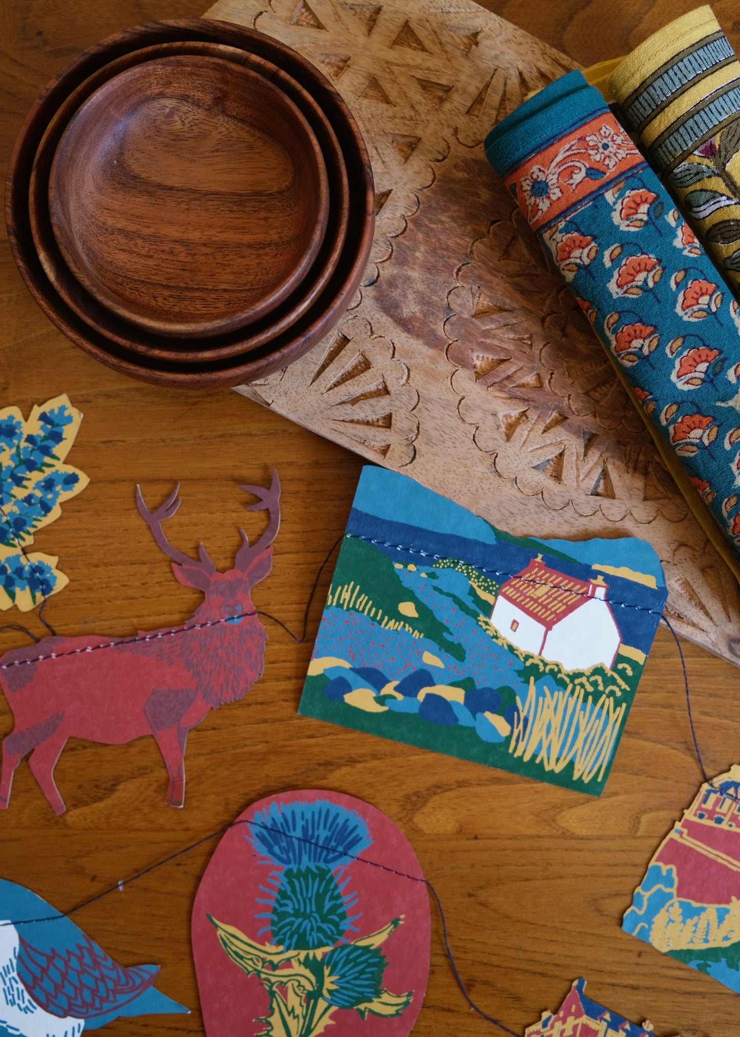 Scotland Sewn Garland