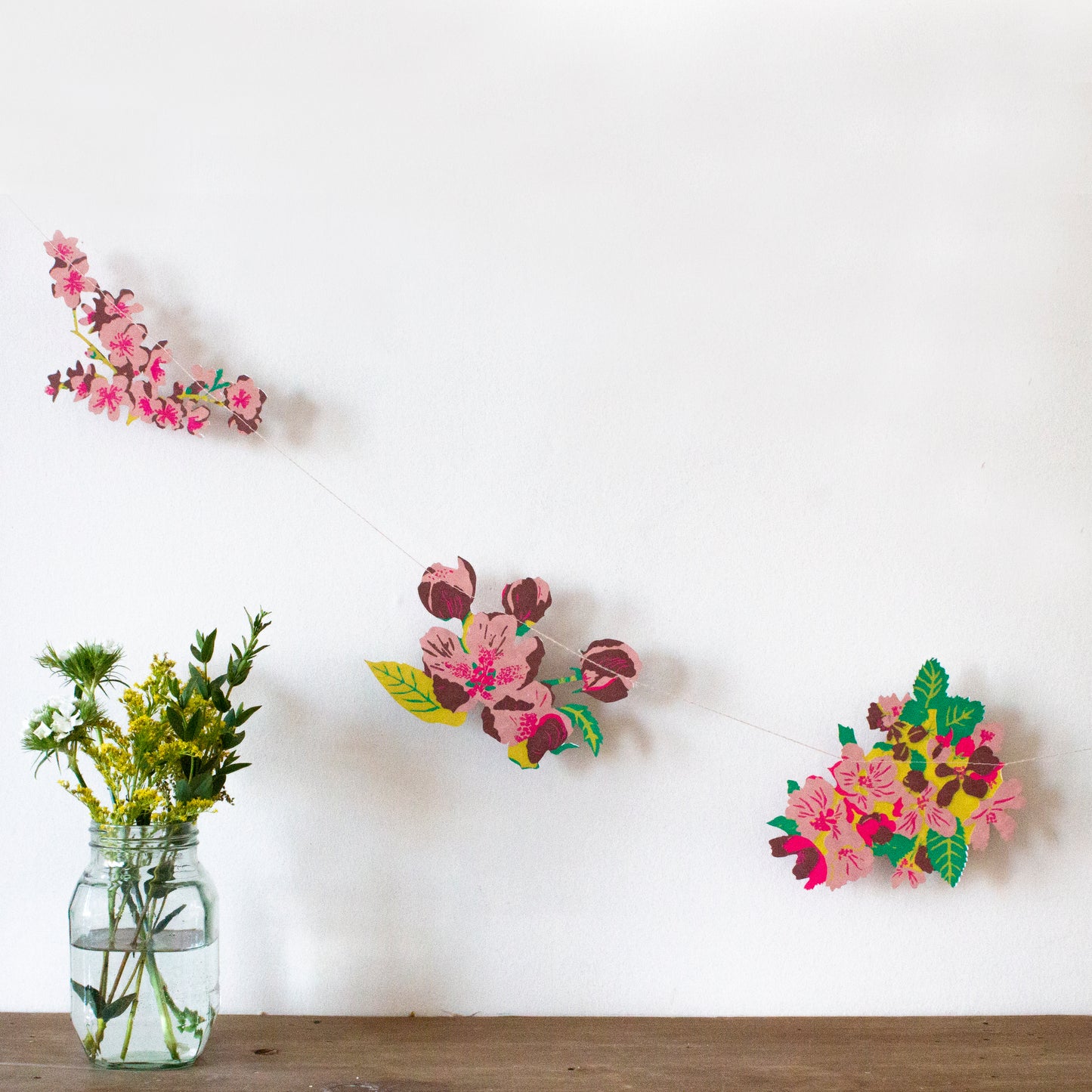 Blossom Sewn Garland