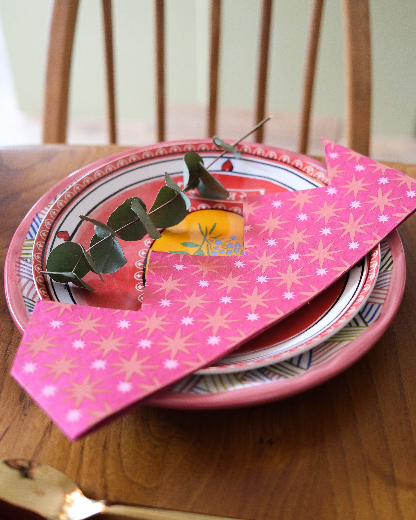 Pink & Red Paper Crowns