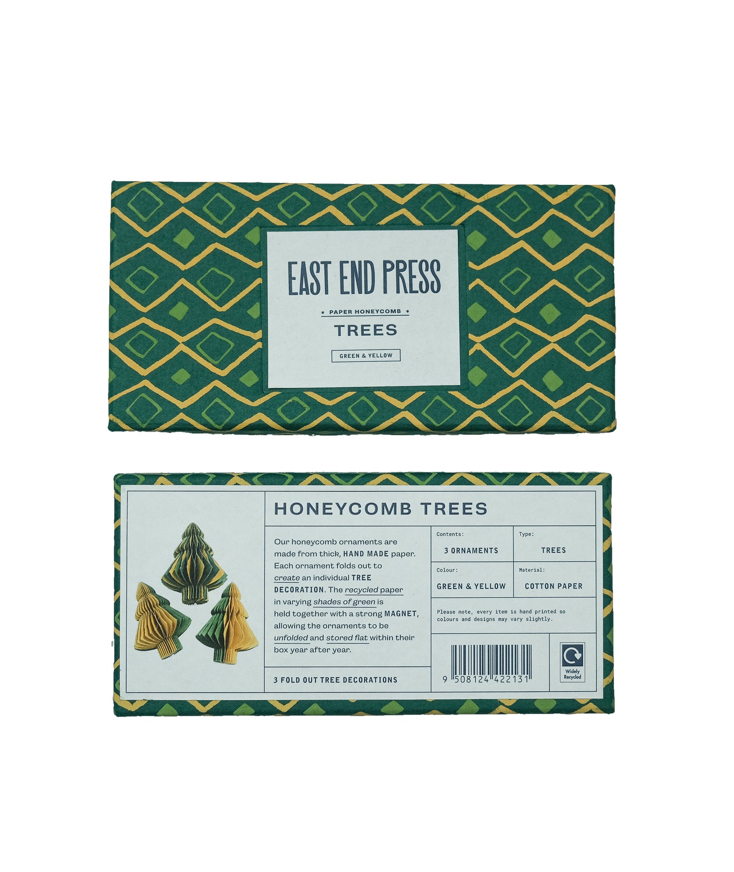 Green Trees Honeycomb Set