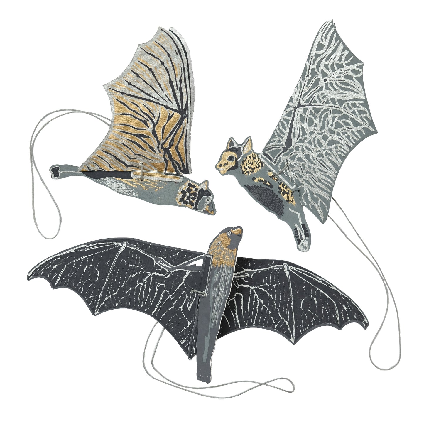 Bats Paper Ornaments