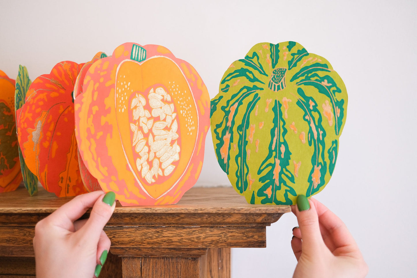 Pumpkins Concertina Garland