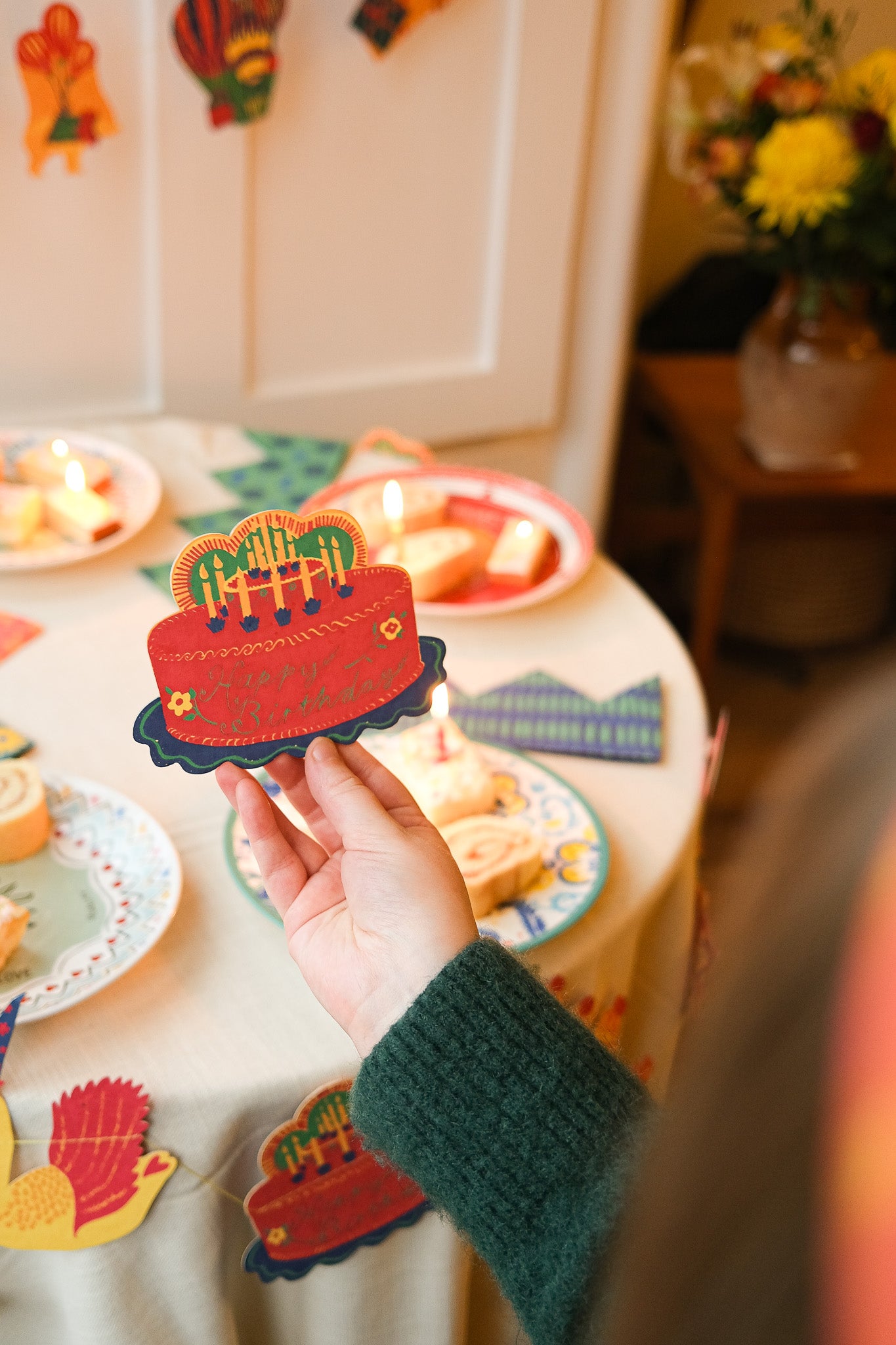 Party Cake Greeting Card