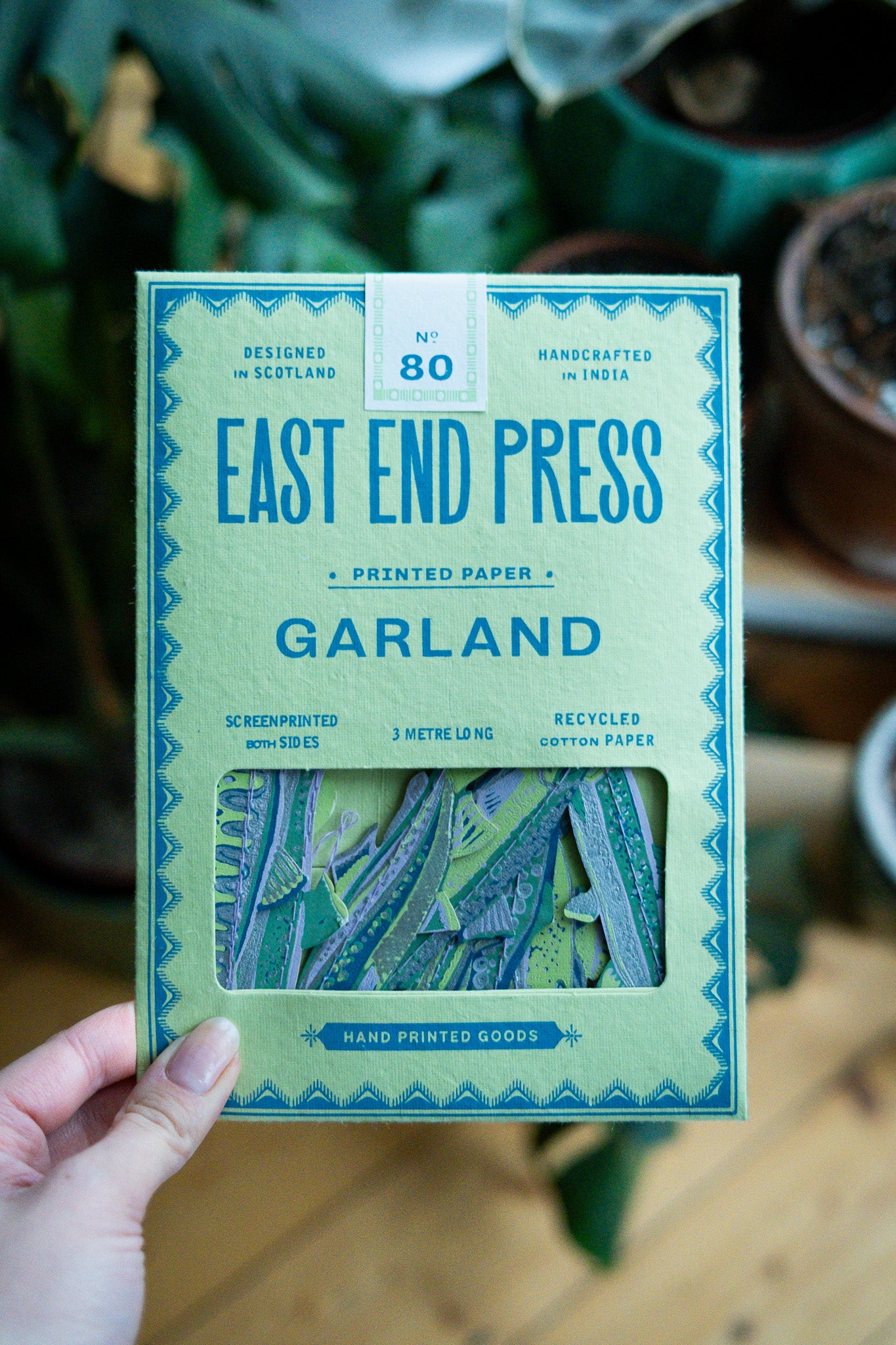 Tasty Anchovies Sewn Garland