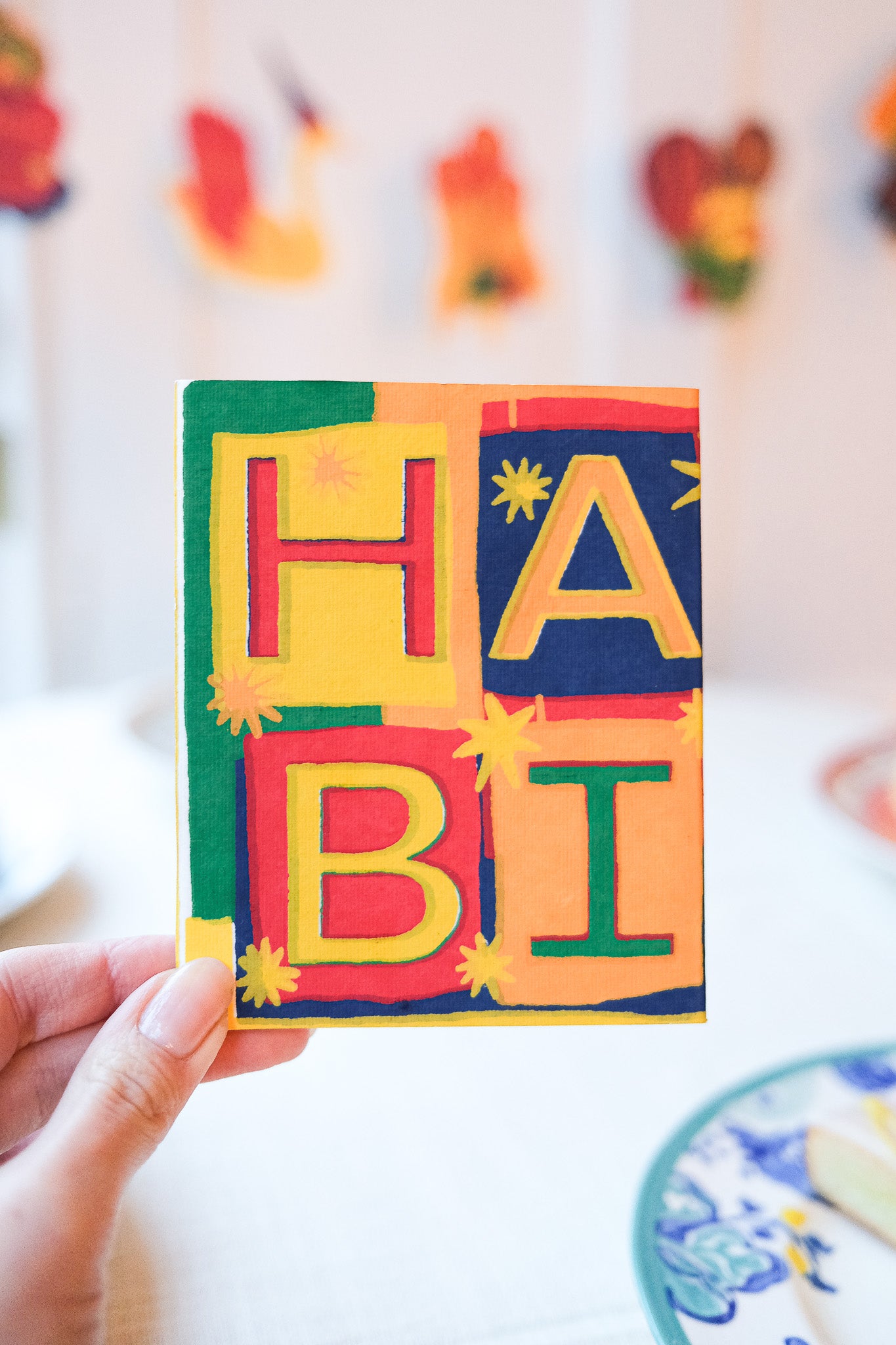 Happy Birthday Concertina Greeting Card