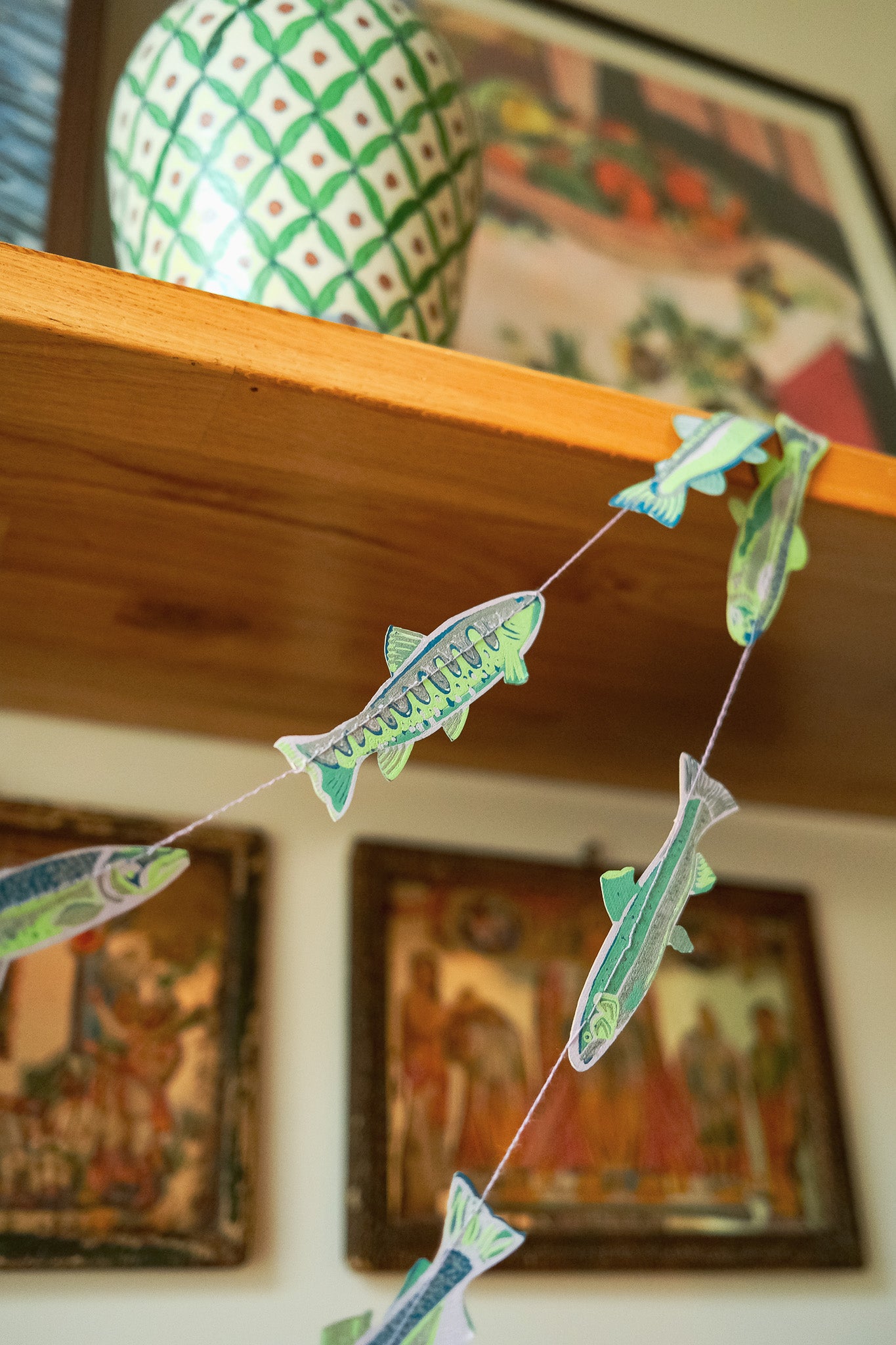 Tasty Anchovies Sewn Garland