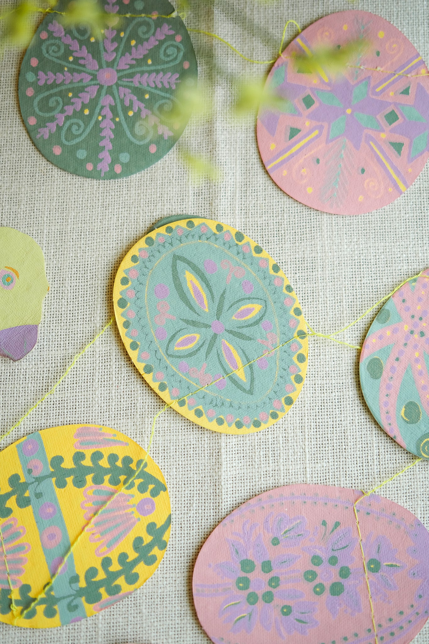 Egg Hunt Sewn Garland