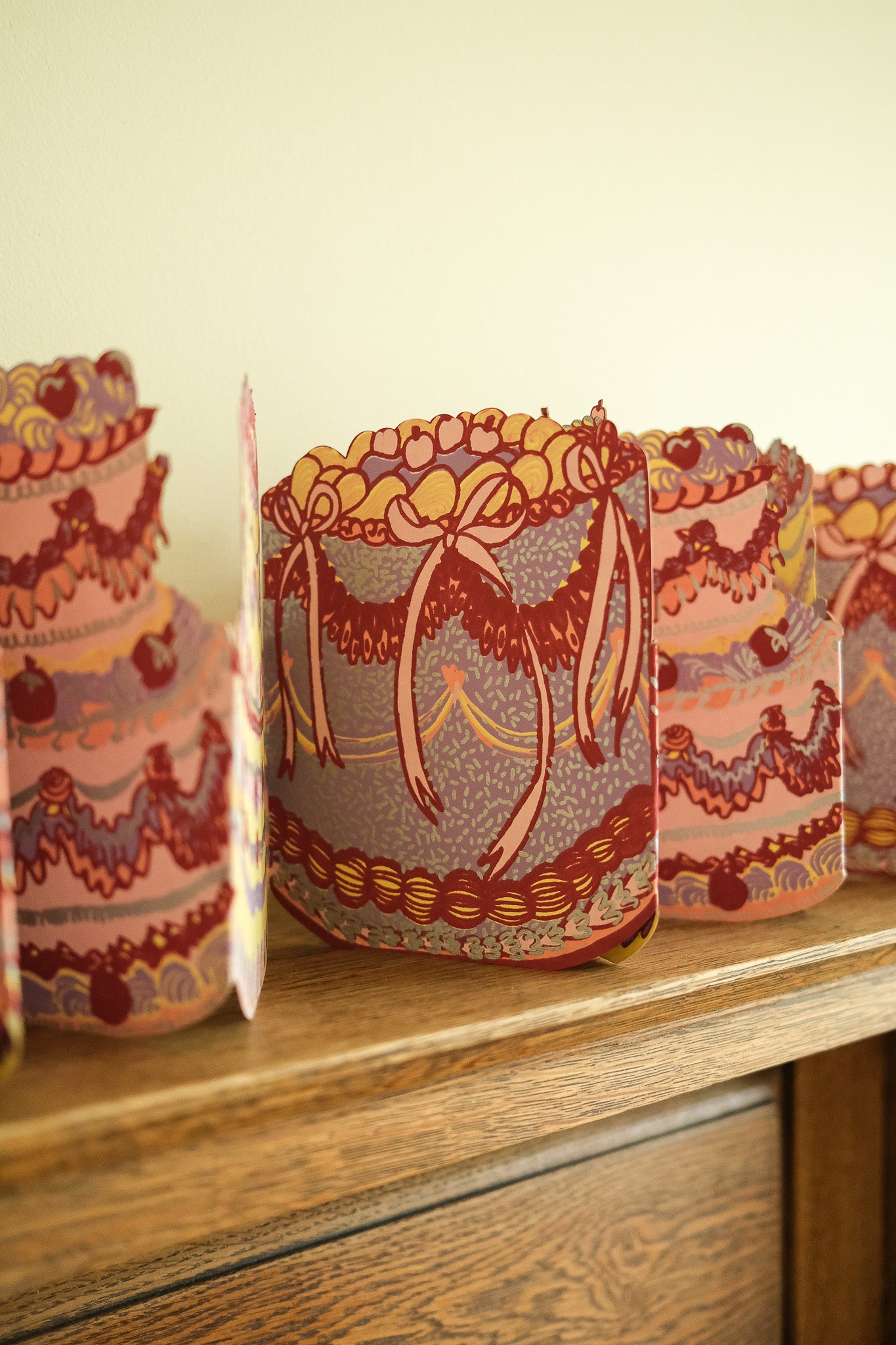 BIRTHDAY CAKE CONCERTINA GARLAND