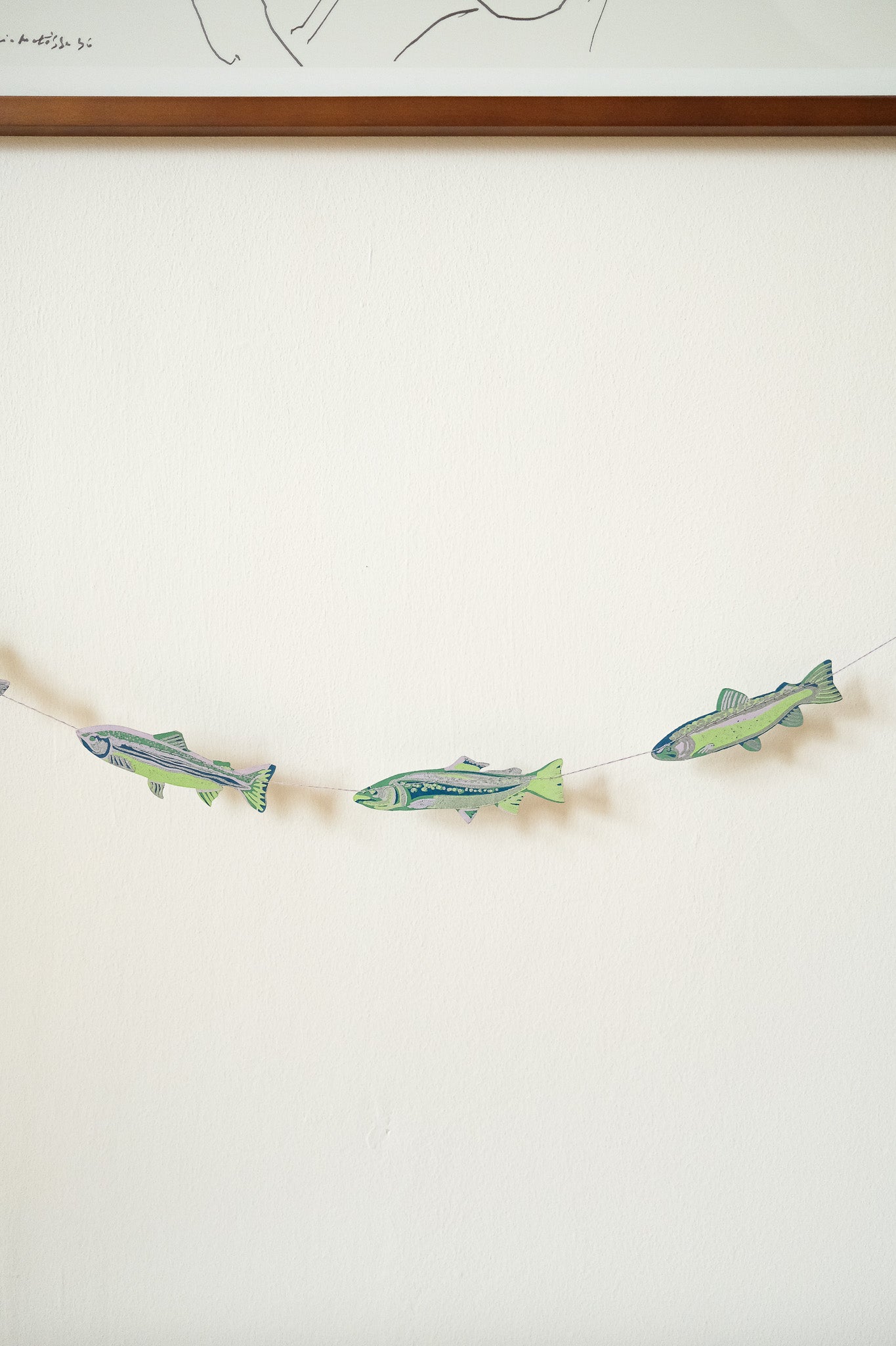 Tasty Anchovies Sewn Garland